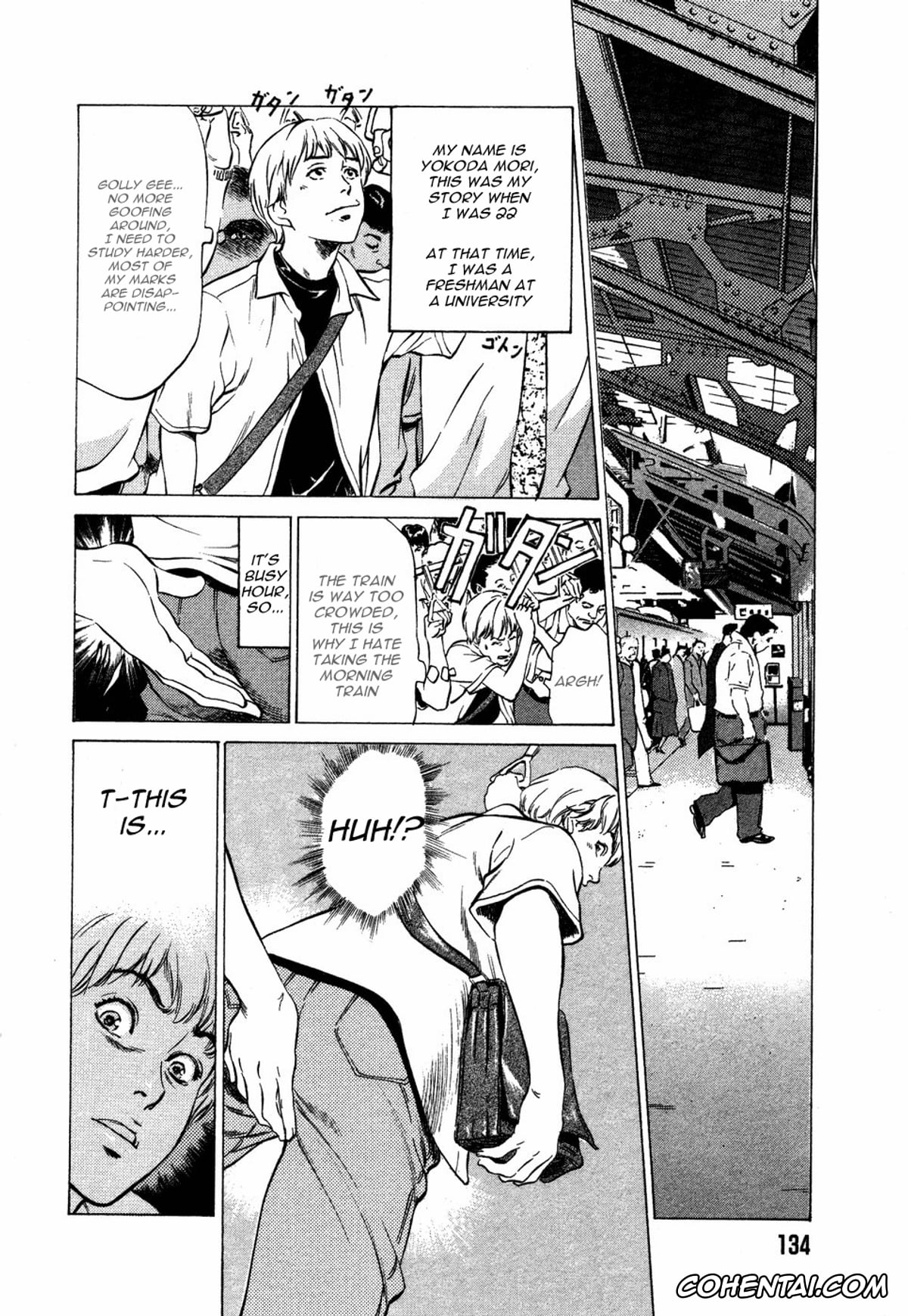 Original porno, Chikan na Onna (A Female Molester), pagina 2