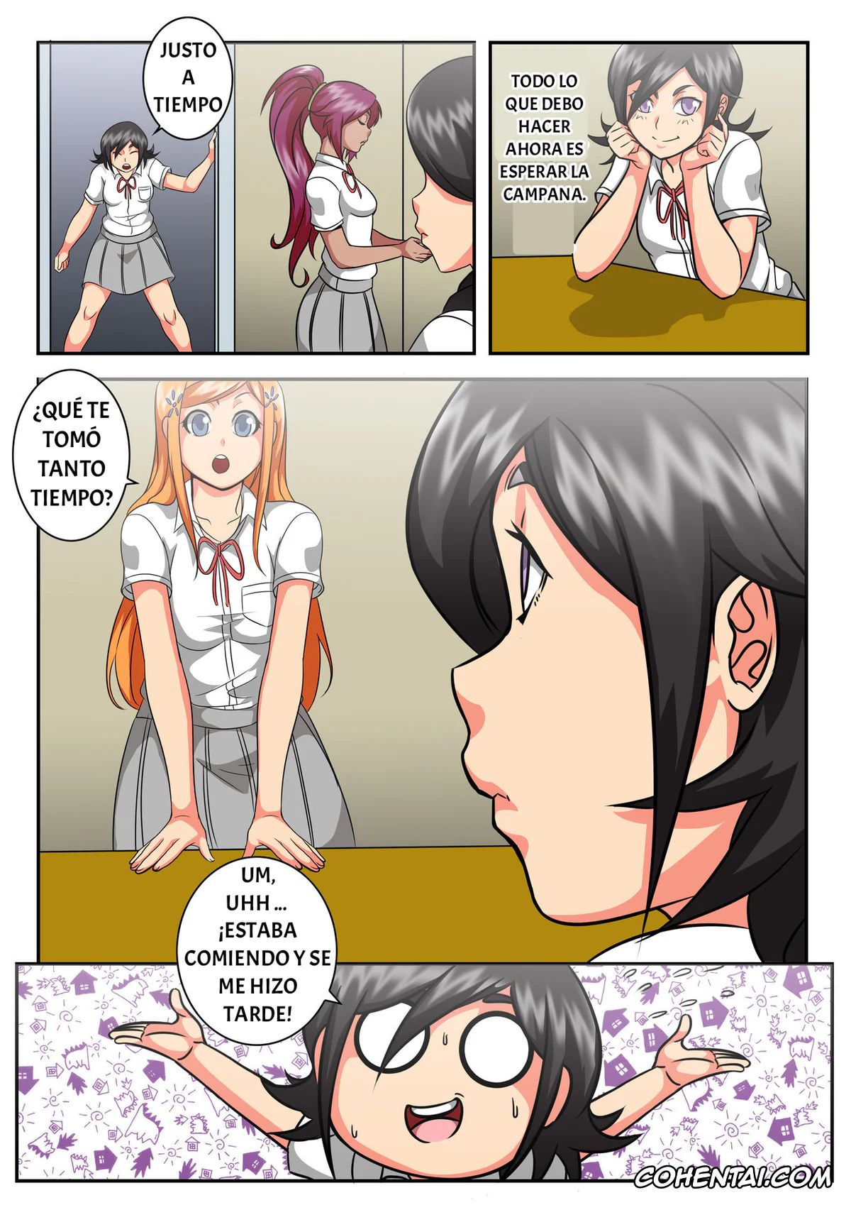 Bleach porno, Ichigo Kurosaki porno, Kon porno, Orihime Inoue porno, Rangiku Matsumoto porno, Rukia Kuchiki porno, BLEACH: A WHAT IF STORY (CAP 3) (Bleach), pagina 5