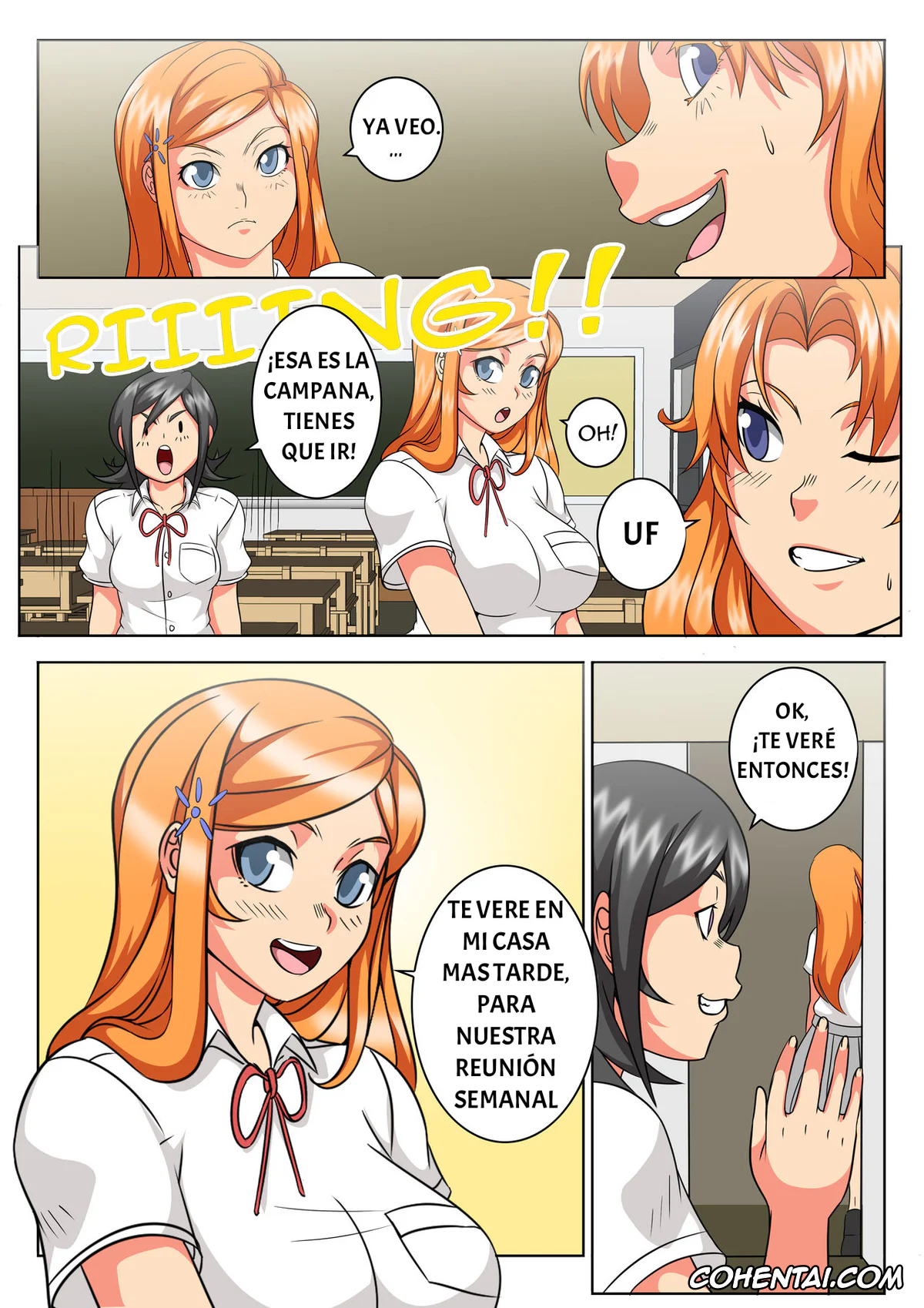 Bleach xxx, Ichigo Kurosaki xxx, Kon xxx, Orihime Inoue xxx, Rangiku Matsumoto xxx, Rukia Kuchiki xxx, BLEACH: A WHAT IF STORY (CAP 3) (Bleach), pagina 7