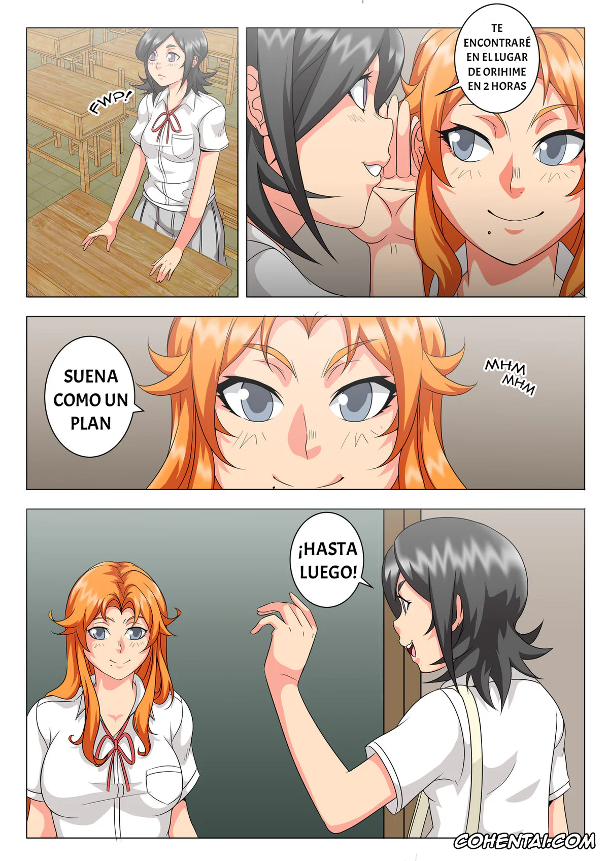 Bleach porno, Ichigo Kurosaki porno, Kon porno, Orihime Inoue porno, Rangiku Matsumoto porno, Rukia Kuchiki porno, BLEACH: A WHAT IF STORY (CAP 3) (Bleach), pagina 8