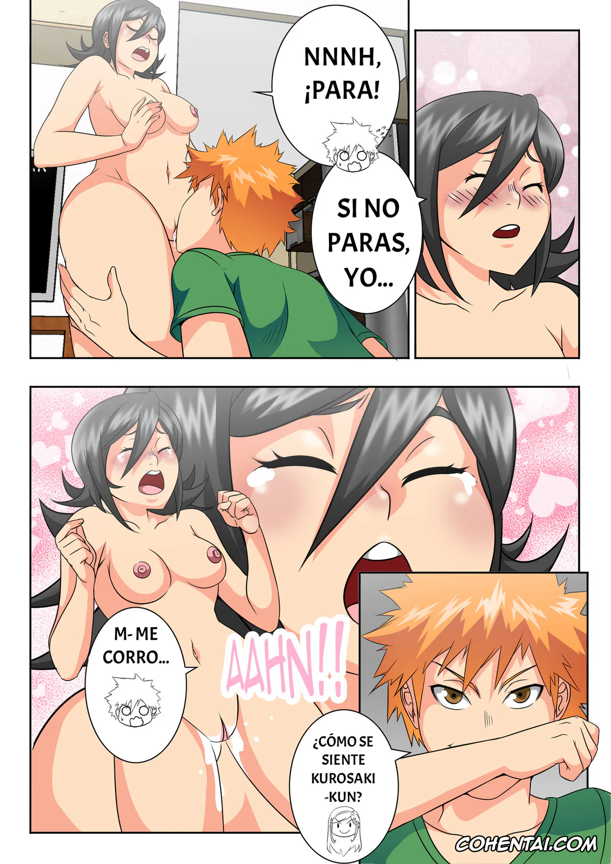 Bleach xxx, Ichigo Kurosaki xxx, Kon xxx, Orihime Inoue xxx, Rangiku Matsumoto xxx, Rukia Kuchiki xxx, BLEACH: A WHAT IF STORY (CAP 3) (Bleach), pagina 31