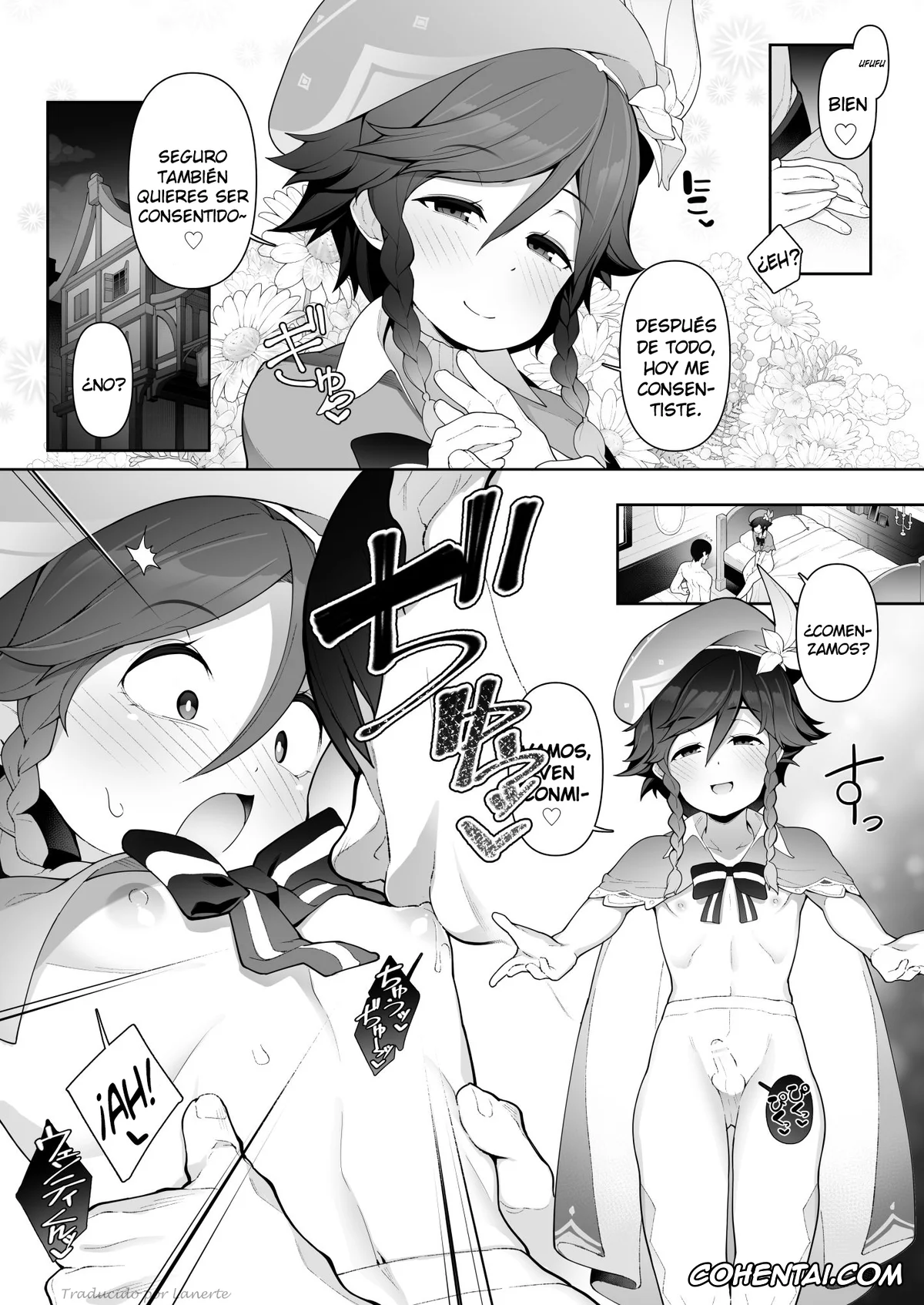 Genshin Impact hentai, Venti hentai, Venti-kun o Hotel ni Sasottara OK Shitekureta node Tokoton Amaenbou H suru Hanashi (Genshin Impact), pagina 3