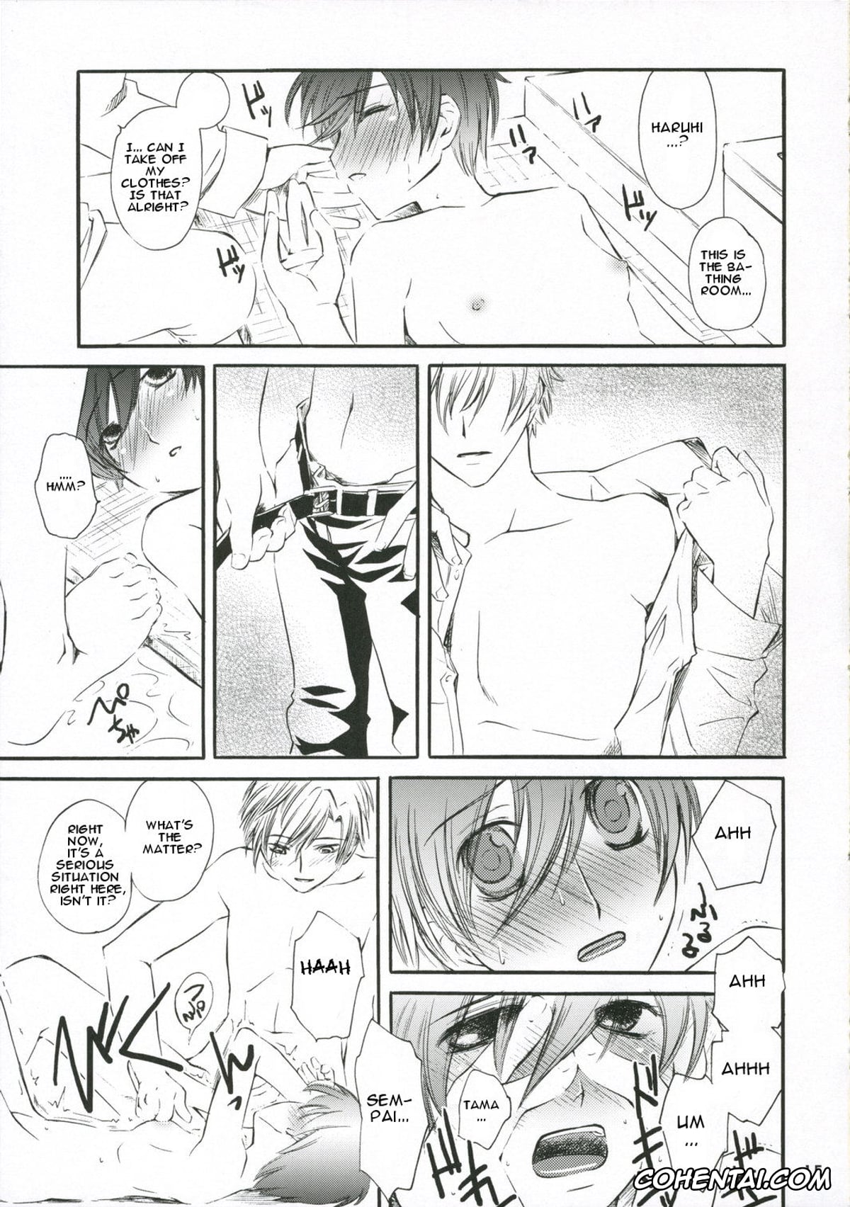 Ouran High School Host Club hentai, Haruhi Fujioka hentai, Tamaki Suoh hentai, Zantei Ou (Ouran High School Host Club), pagina 15