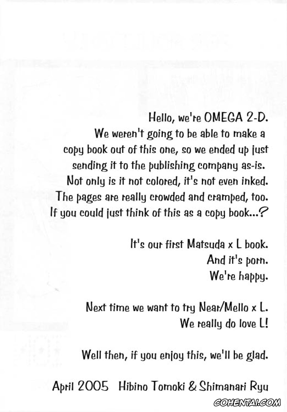 Death Note hentai, L Lawliet hentai, Touta Matsuda hentai, Elevator Action, pagina 3