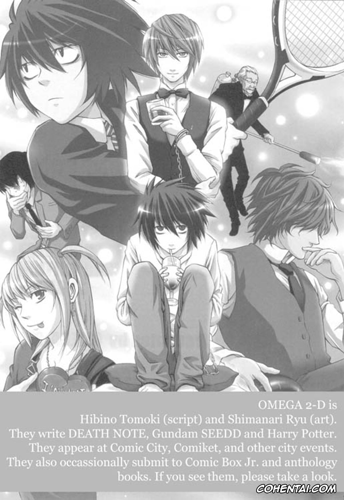 Death Note xxx, L Lawliet xxx, Touta Matsuda xxx, Elevator Action, pagina 16