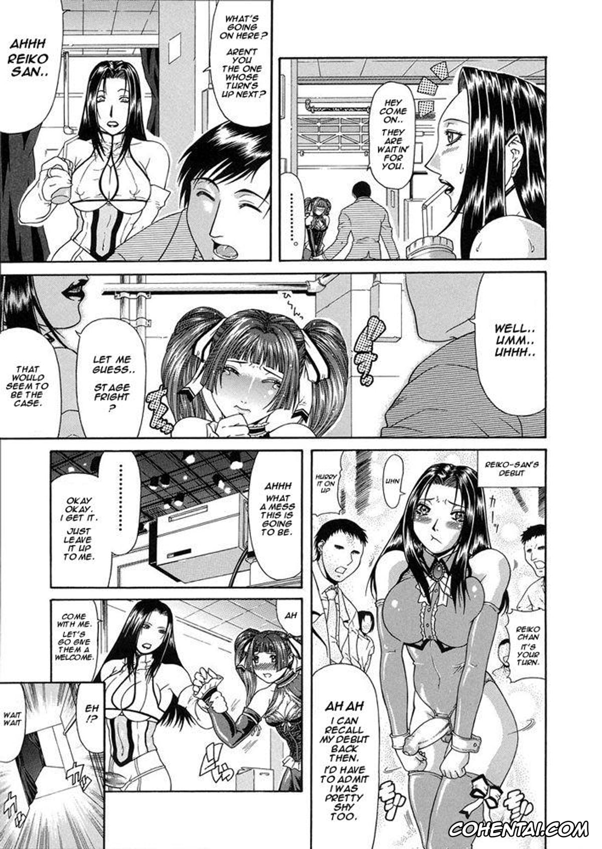 Original hentai, Delusion Teizoku – Futanari Idol, pagina 3