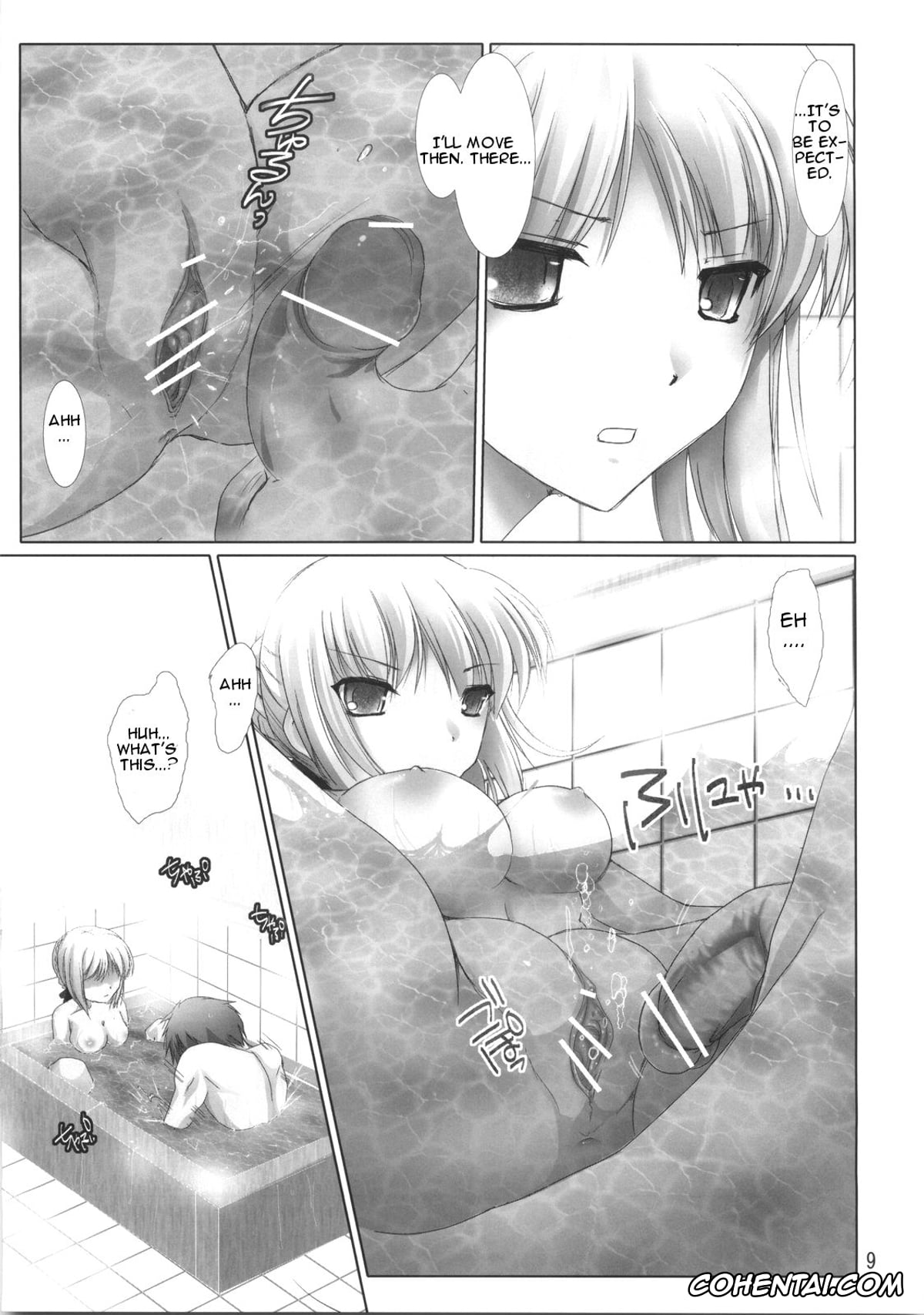 Fate Hollow Ataraxia porno, Saber Alter porno, Shirou Emiya porno, BLACK 99% (Fate/hollow ataraxia), pagina 8