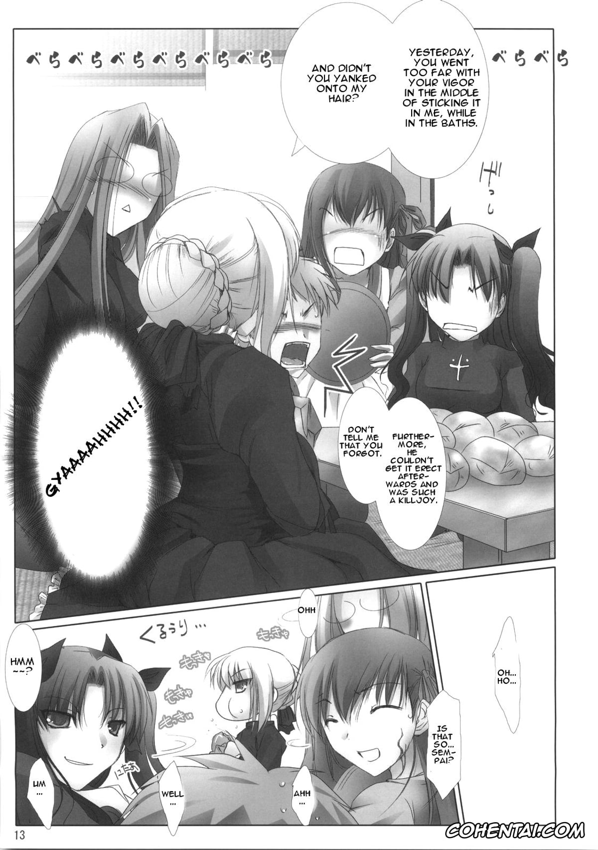 Fate Hollow Ataraxia hentai, Saber Alter hentai, Shirou Emiya hentai, BLACK 99% (Fate/hollow ataraxia), pagina 12
