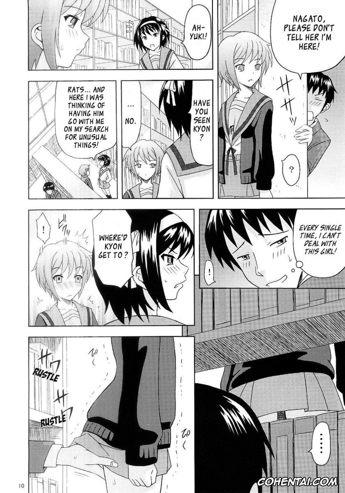 The Melancholy Of Haruhi Suzumiya | Suzumiya Haruhi No Yuuutsu hentai, Kyon hentai, Yuki Nagato hentai, Nagato Yuki no Nikuyoku (Suzumiya Haruhi no Yuuutsu), pagina 9