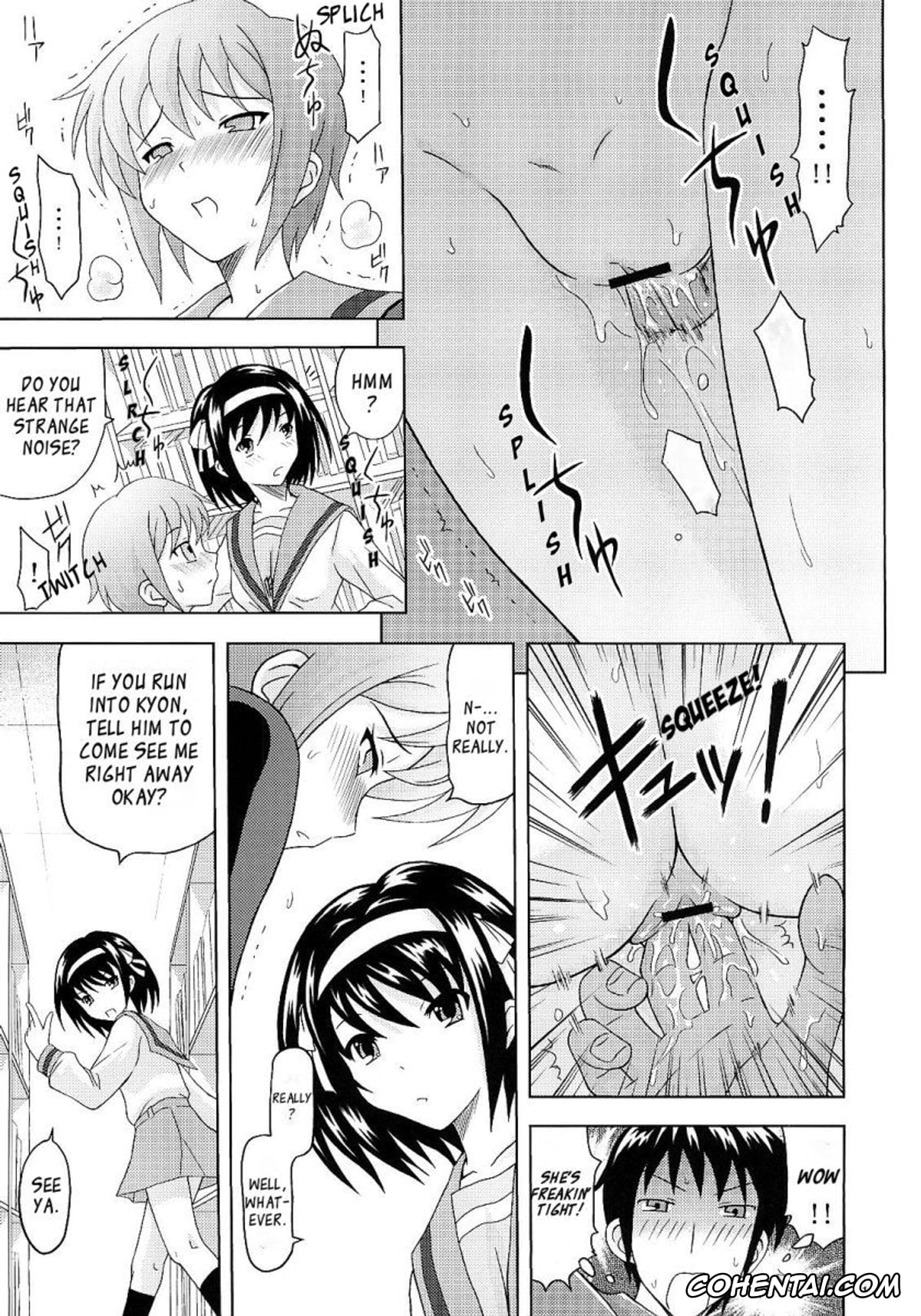 The Melancholy Of Haruhi Suzumiya | Suzumiya Haruhi No Yuuutsu xxx, Kyon xxx, Yuki Nagato xxx, Nagato Yuki no Nikuyoku (Suzumiya Haruhi no Yuuutsu), pagina 10