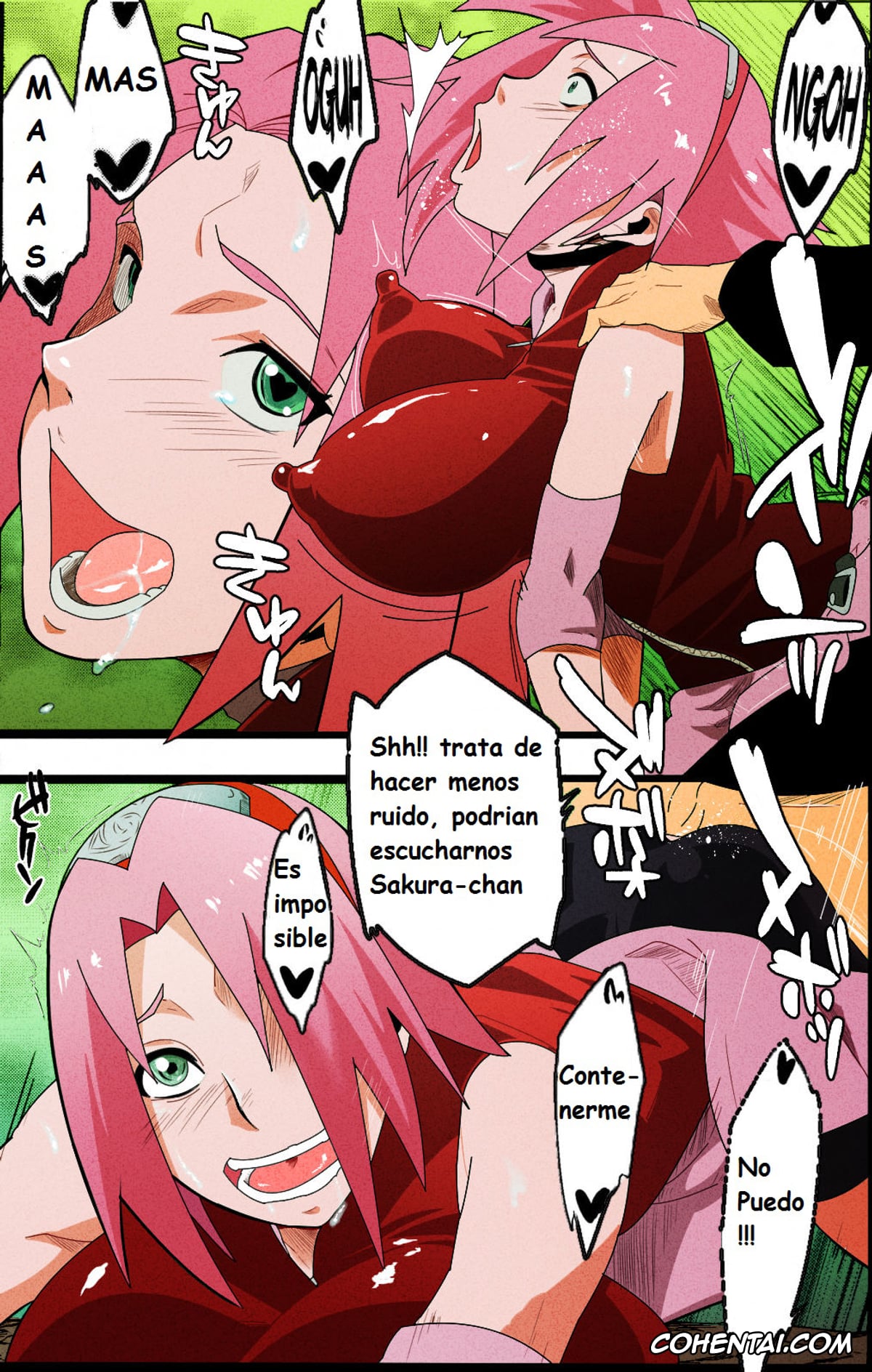NARUTO hentai, Hinata Hyuga hentai, Ino Yamanaka hentai, Naruto Uzumaki hentai, Sakura Haruno hentai, Shizune hentai, Tenten hentai, Tsunade hentai, Saboten Nindou 2 (Naruto), pagina 6