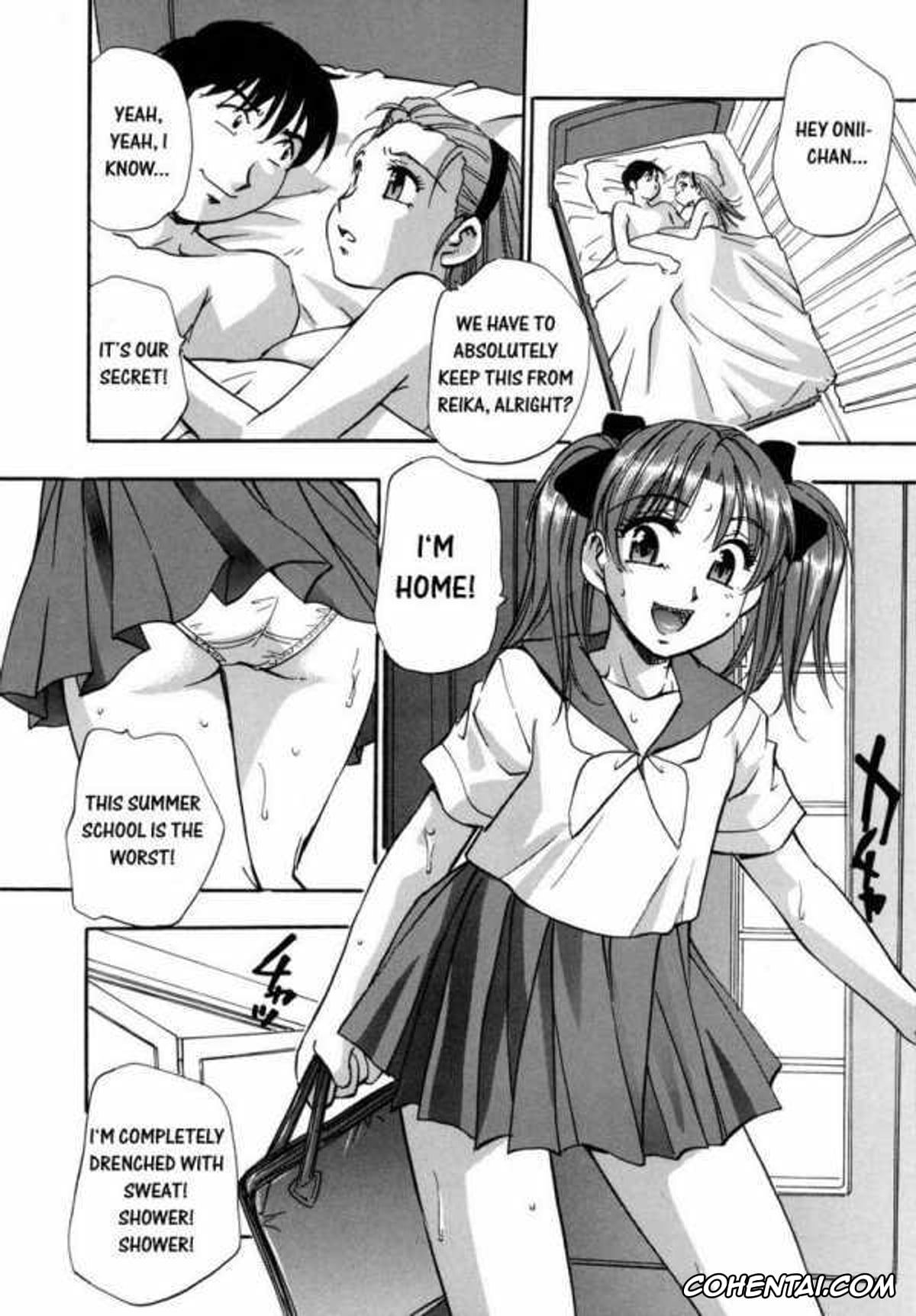 Original hentai, Futari no Himitsu (Hounyuu Hyakkei), pagina 3
