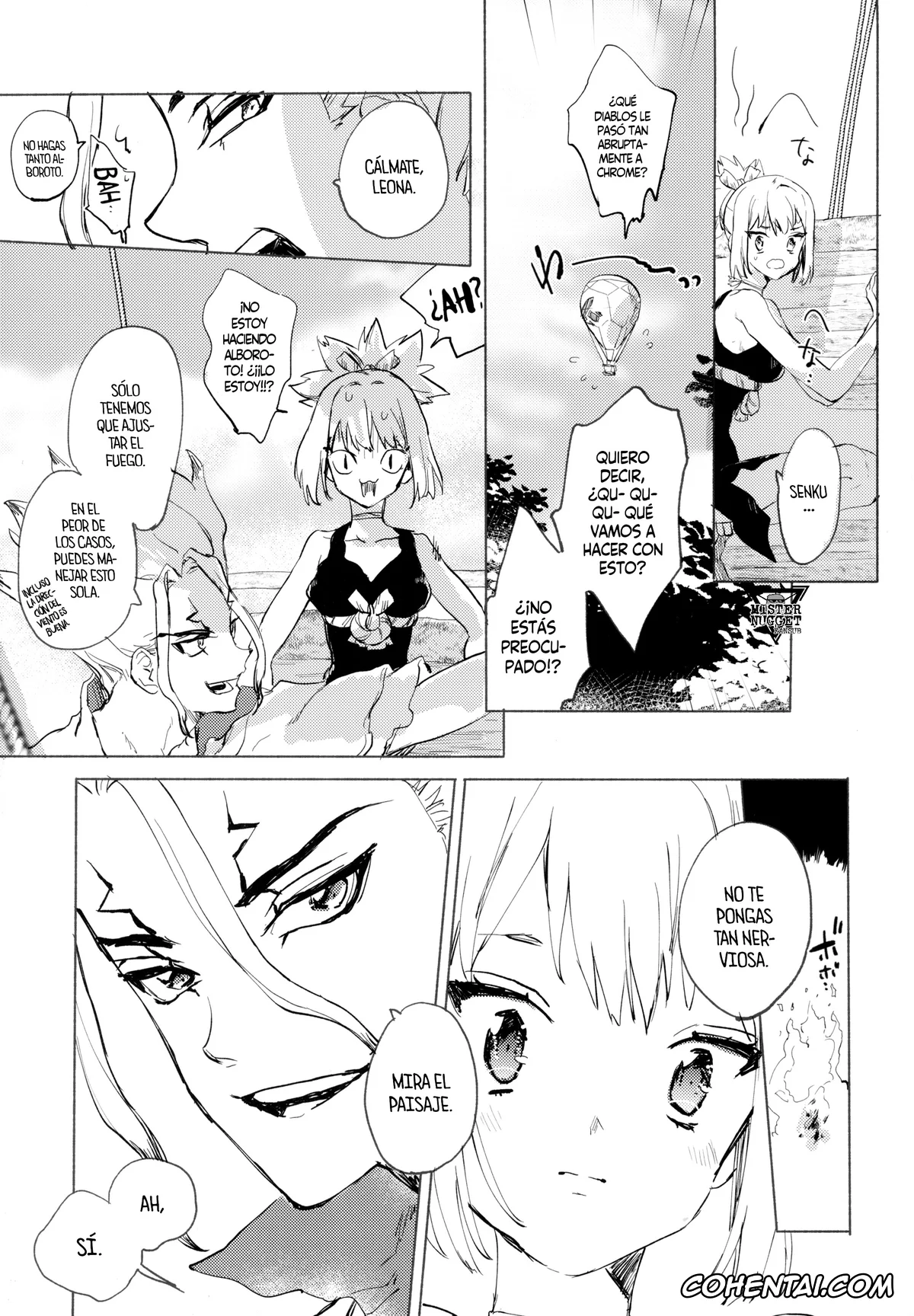 Dr. STONE hentai, Kohaku hentai, Senku Ishigami hentai, Sekki Sekai de Mabushii Natsu (Dr. STONE), pagina 9