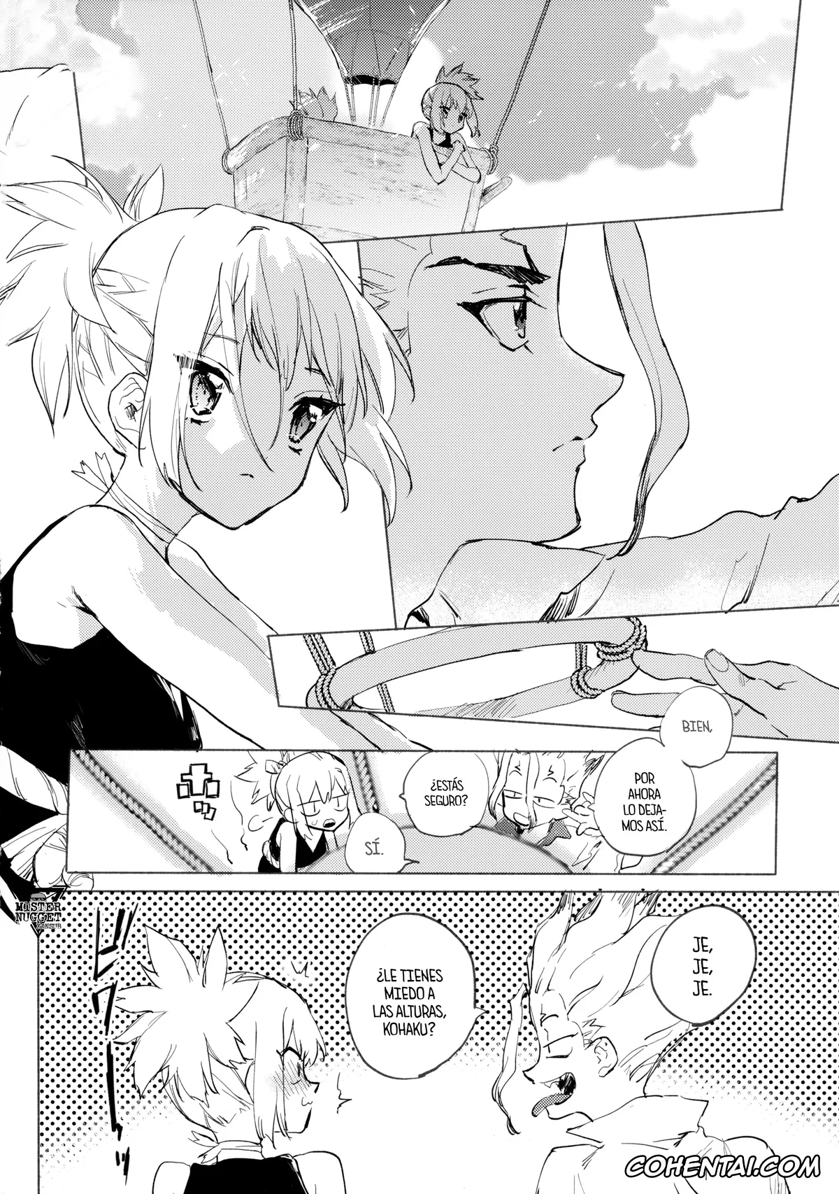 Dr. STONE xxx, Kohaku xxx, Senku Ishigami xxx, Sekki Sekai de Mabushii Natsu (Dr. STONE), pagina 10
