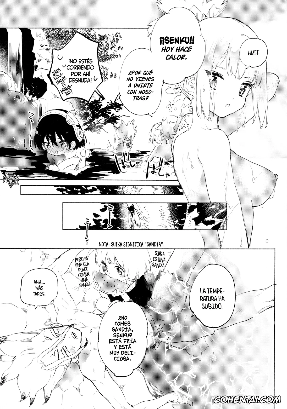 Dr. STONE porno, Kohaku porno, Senku Ishigami porno, Sekki Sekai de Mabushii Natsu (Dr. STONE), pagina 17