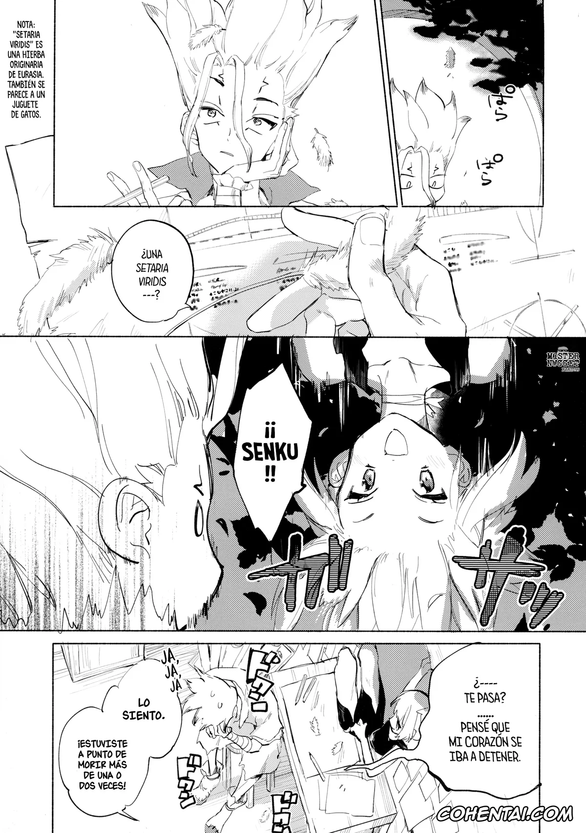 Dr. STONE xxx, Kohaku xxx, Senku Ishigami xxx, Sekki Sekai de Mabushii Natsu (Dr. STONE), pagina 19