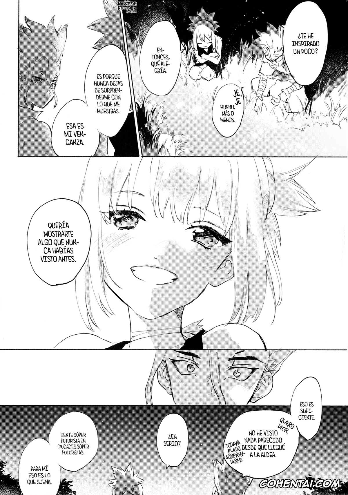 Dr. STONE porno, Kohaku porno, Senku Ishigami porno, Sekki Sekai de Mabushii Natsu (Dr. STONE), pagina 23