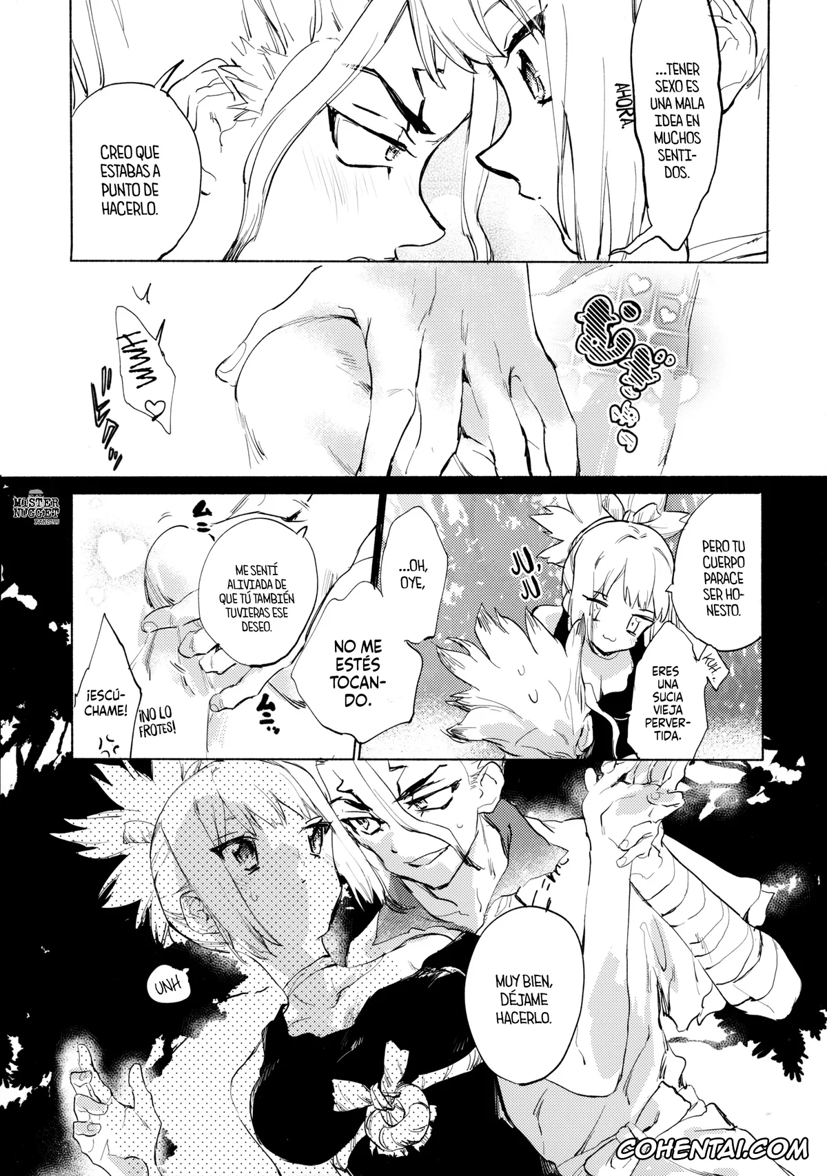 Dr. STONE porno, Kohaku porno, Senku Ishigami porno, Sekki Sekai de Mabushii Natsu (Dr. STONE), pagina 29