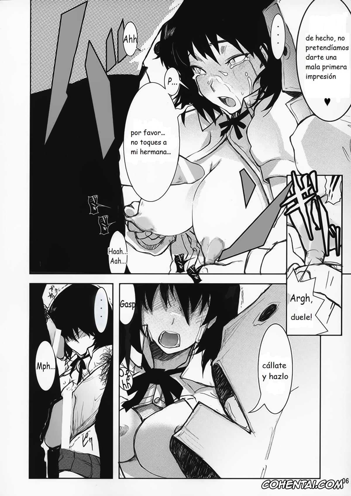 School Rumble hentai, Yakumo Tsukamoto hentai, Yakumo Bon Houkai (School Rumble), pagina 6