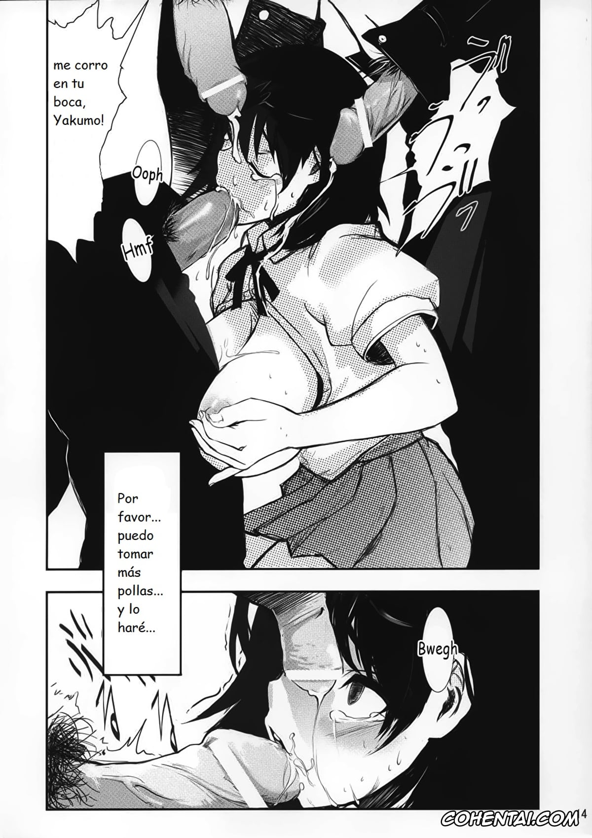 School Rumble porno, Yakumo Tsukamoto porno, Yakumo Bon Houkai (School Rumble), pagina 14