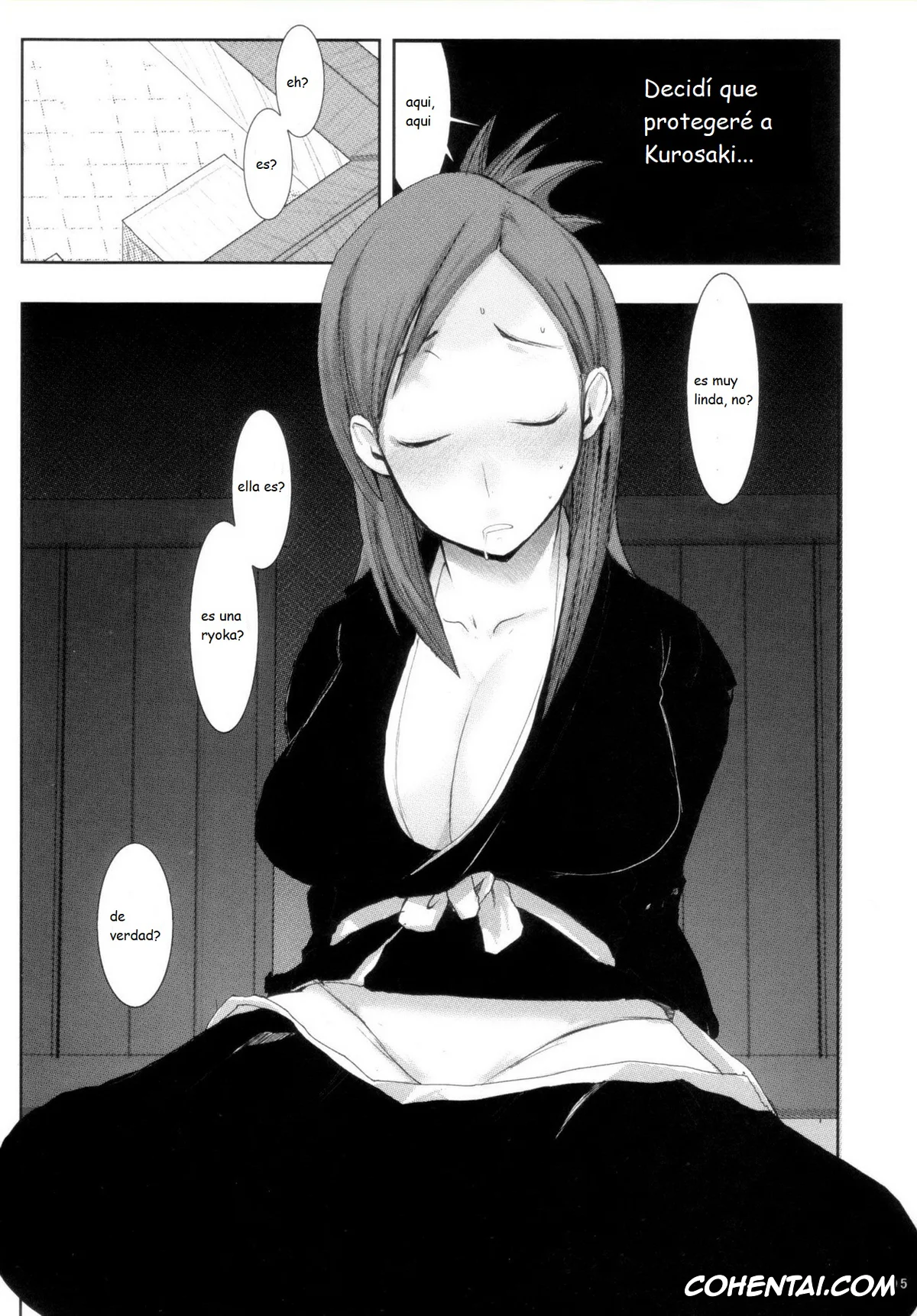 Bleach xxx, Orihime Inoue xxx, Orihime. Seido (Bleach), pagina 4