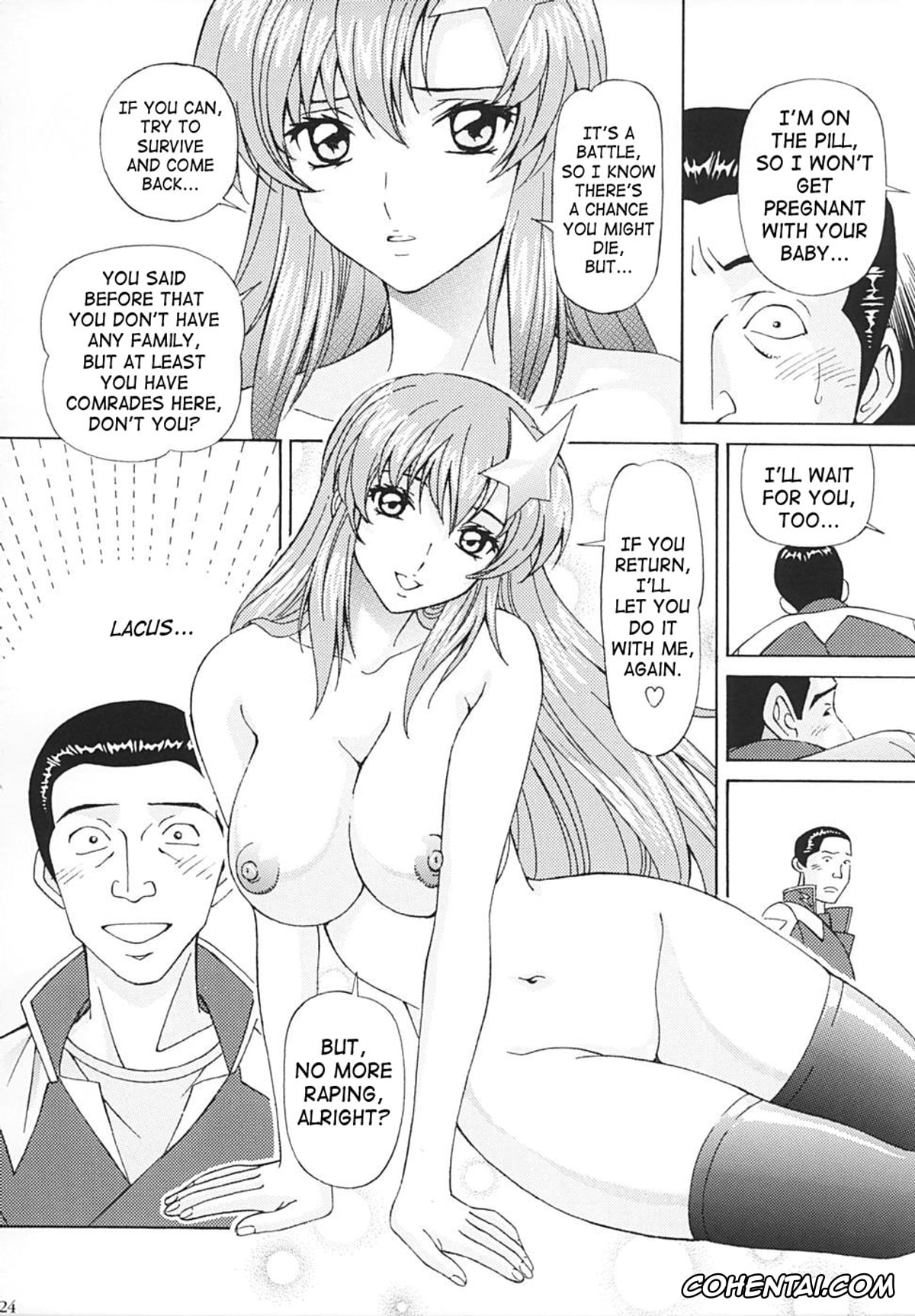 Gundam Seed Destiny porno, Meer Campbell porno, Ryoujoku MEER (Mobile Suit Gundam SEED DESTINY), pagina 23