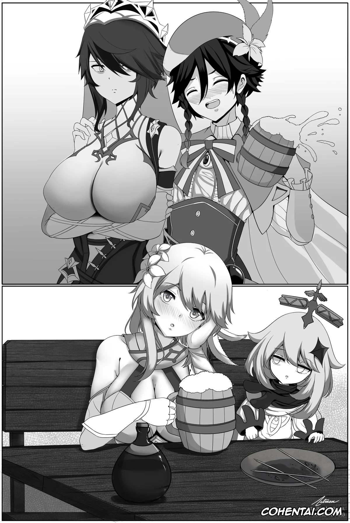Genshin Impact porno, Rosaria porno, Venti porno, Genshin Impact – O Lord Barbatos, Por favor perdóneme 1 (Genshin Impact), pagina 5