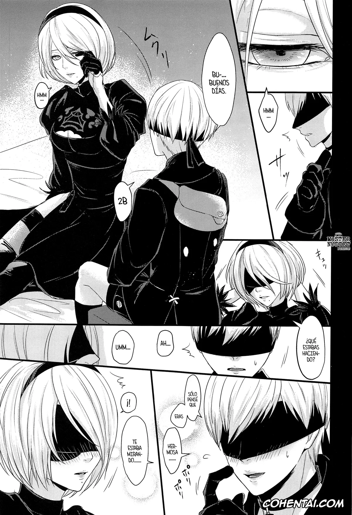 NieR:Automata hentai, Nier Automata hentai, 2B hentai, 9S hentai, Boku wa Kimi o Aishitai (NieR:Automata), pagina 6
