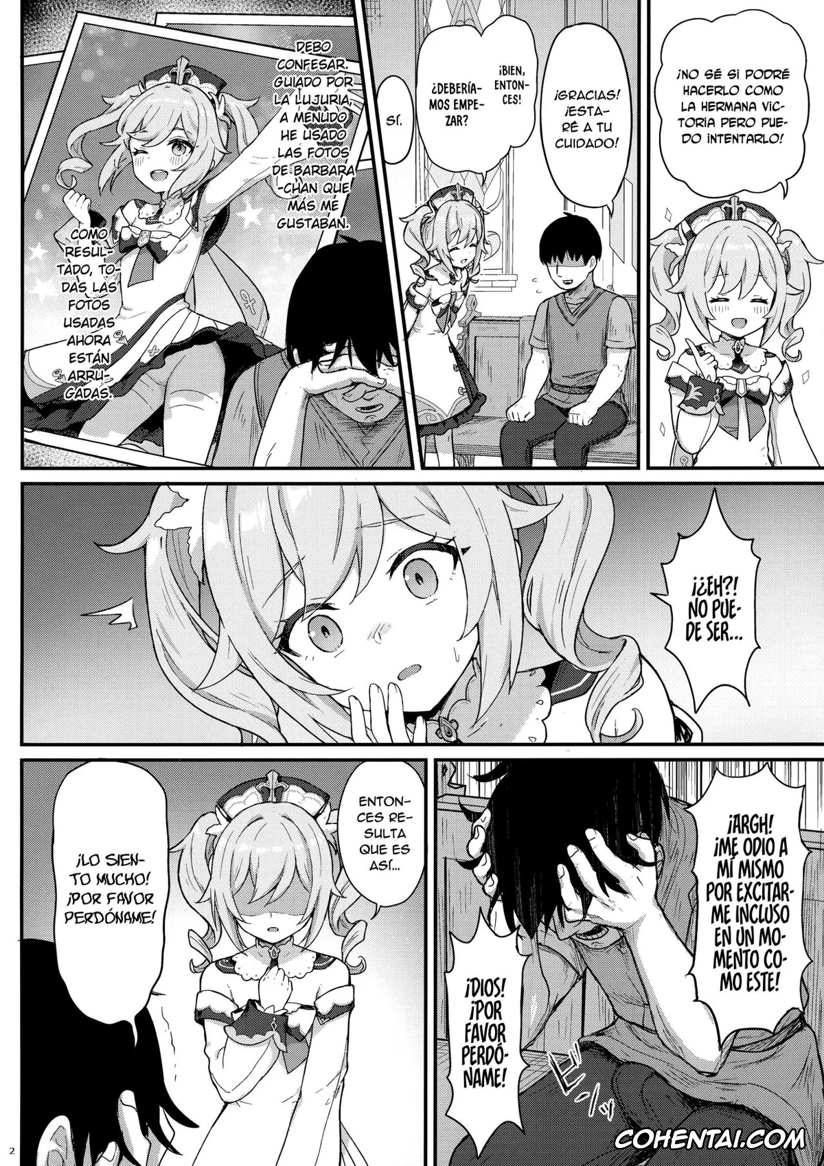 Genshin Impact hentai, Barbara Pegg hentai, Barbara-chan ga Ecchi na Chiryou o Shite kureru Hon (Genshin Impact), pagina 3