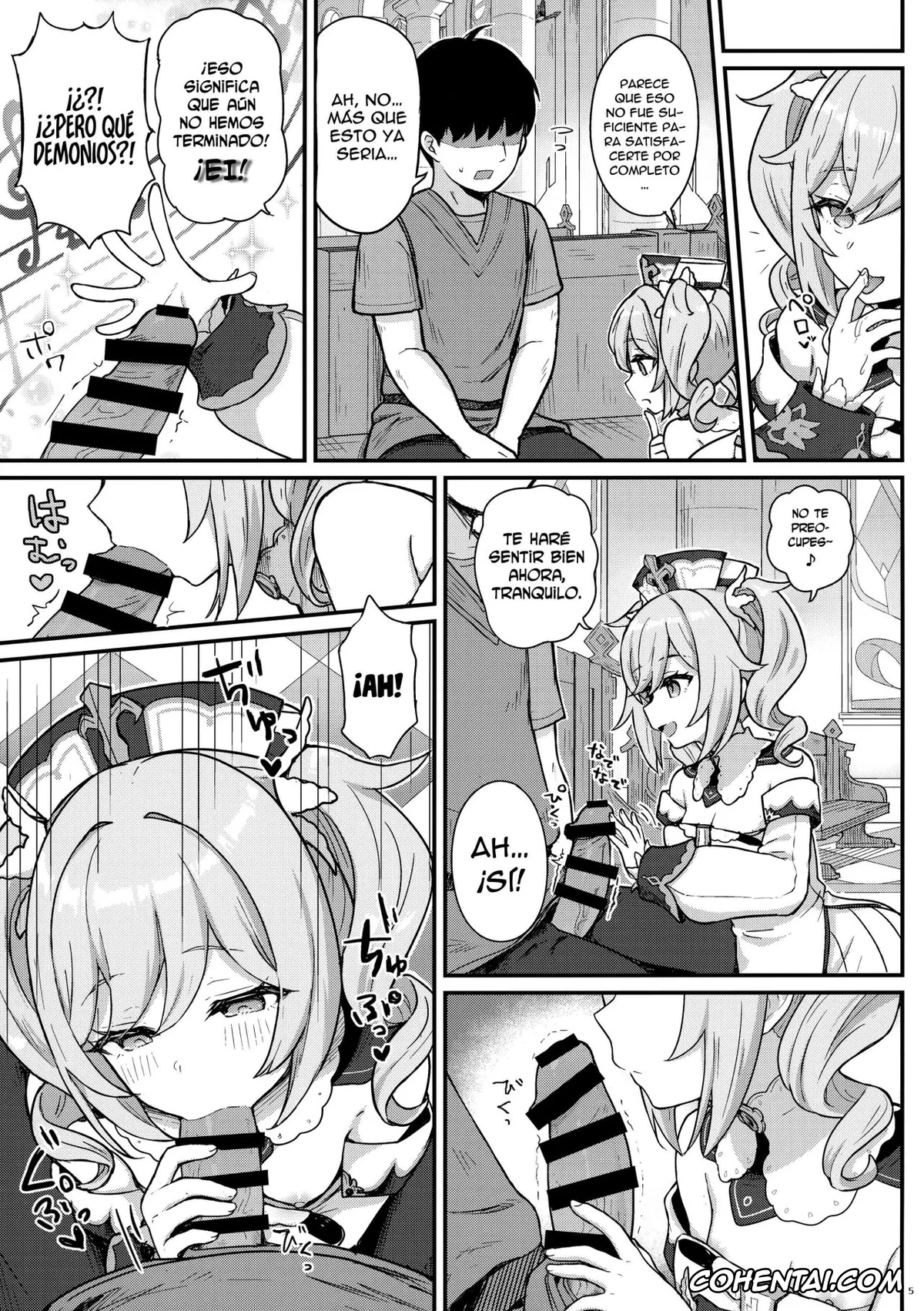 Genshin Impact hentai, Barbara Pegg hentai, Barbara-chan ga Ecchi na Chiryou o Shite kureru Hon (Genshin Impact), pagina 6