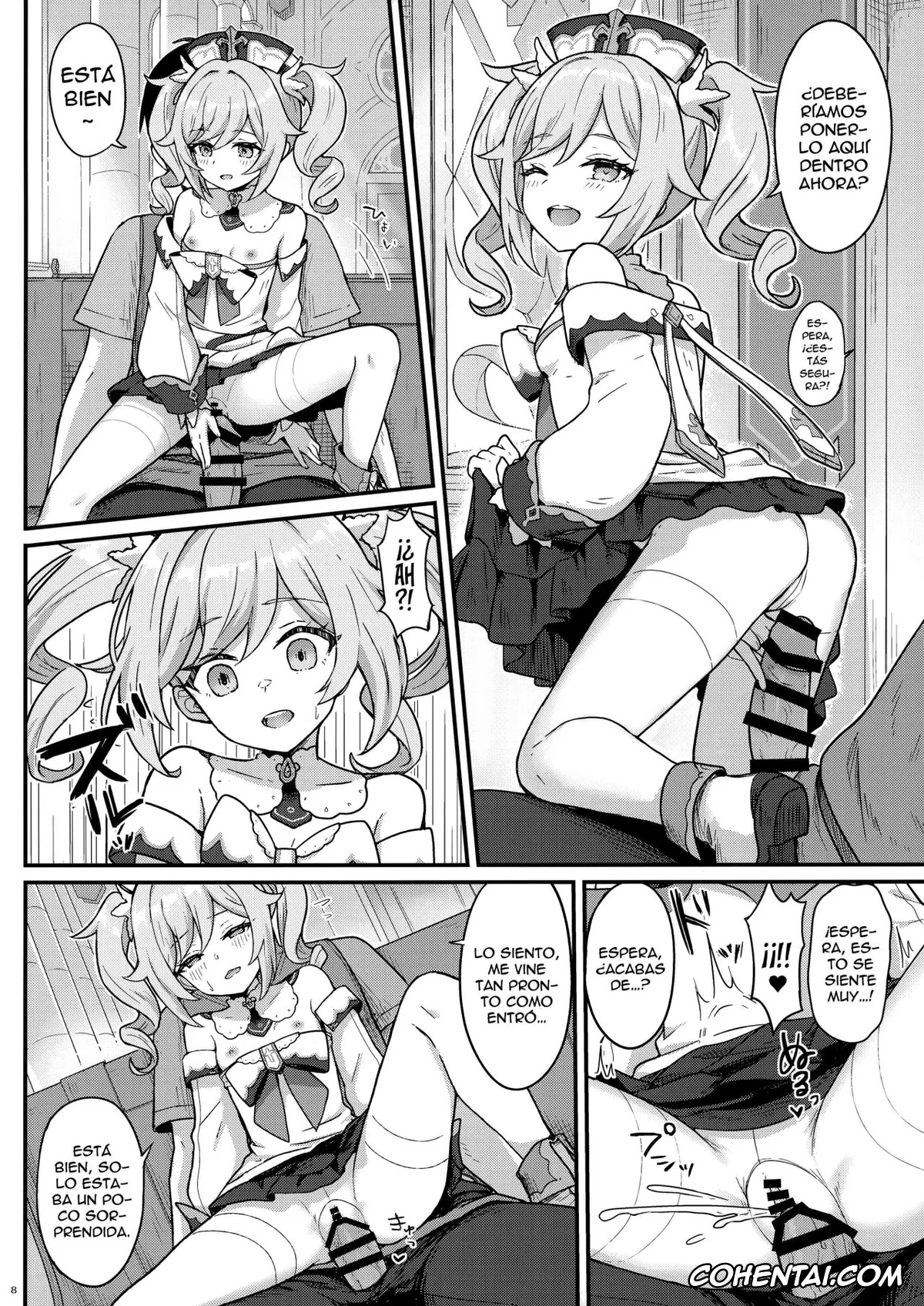 Genshin Impact hentai, Barbara Pegg hentai, Barbara-chan ga Ecchi na Chiryou o Shite kureru Hon (Genshin Impact), pagina 9