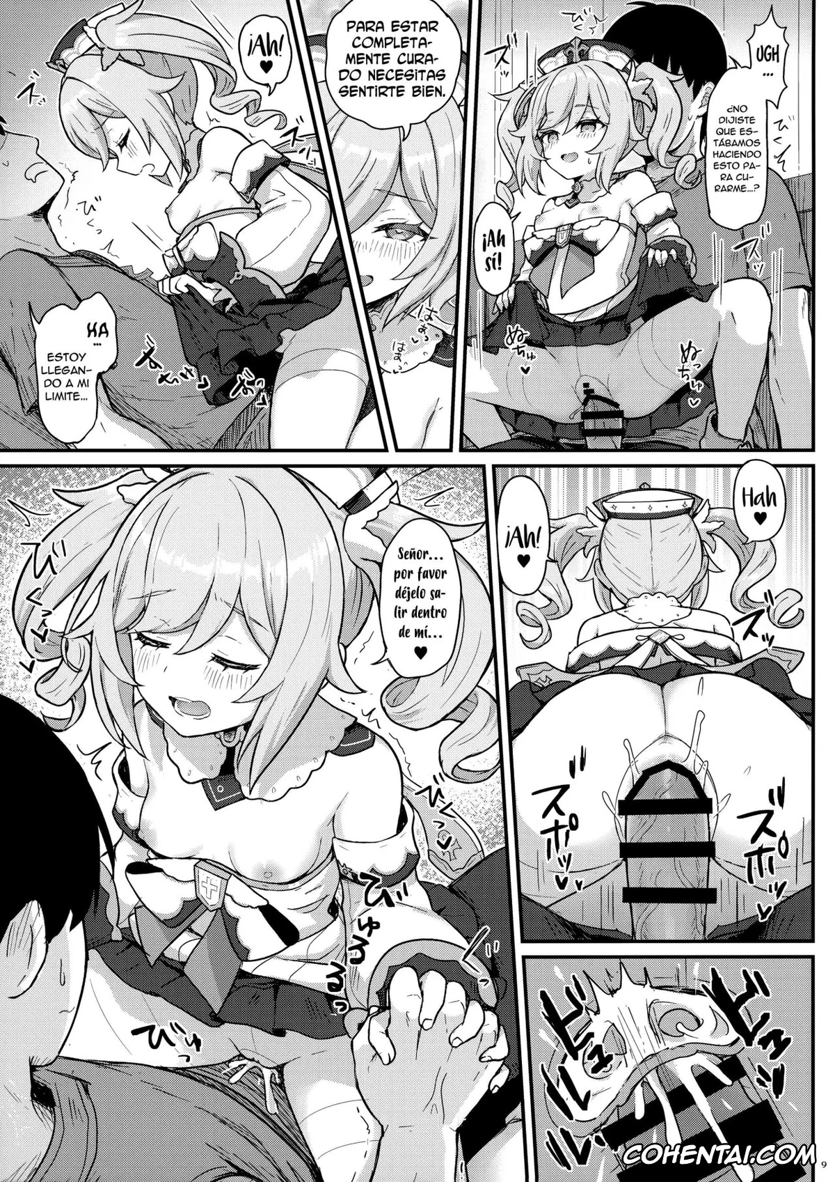 Genshin Impact xxx, Barbara Pegg xxx, Barbara-chan ga Ecchi na Chiryou o Shite kureru Hon (Genshin Impact), pagina 10
