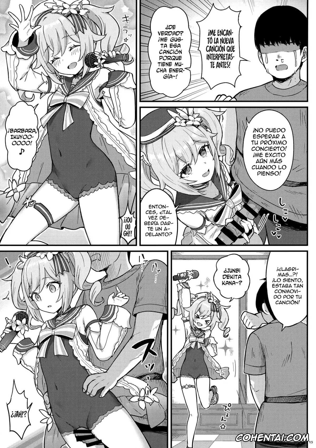 Genshin Impact porno, Barbara Pegg porno, Barbara-chan ga Ecchi na Chiryou o Shite kureru Hon (Genshin Impact), pagina 14