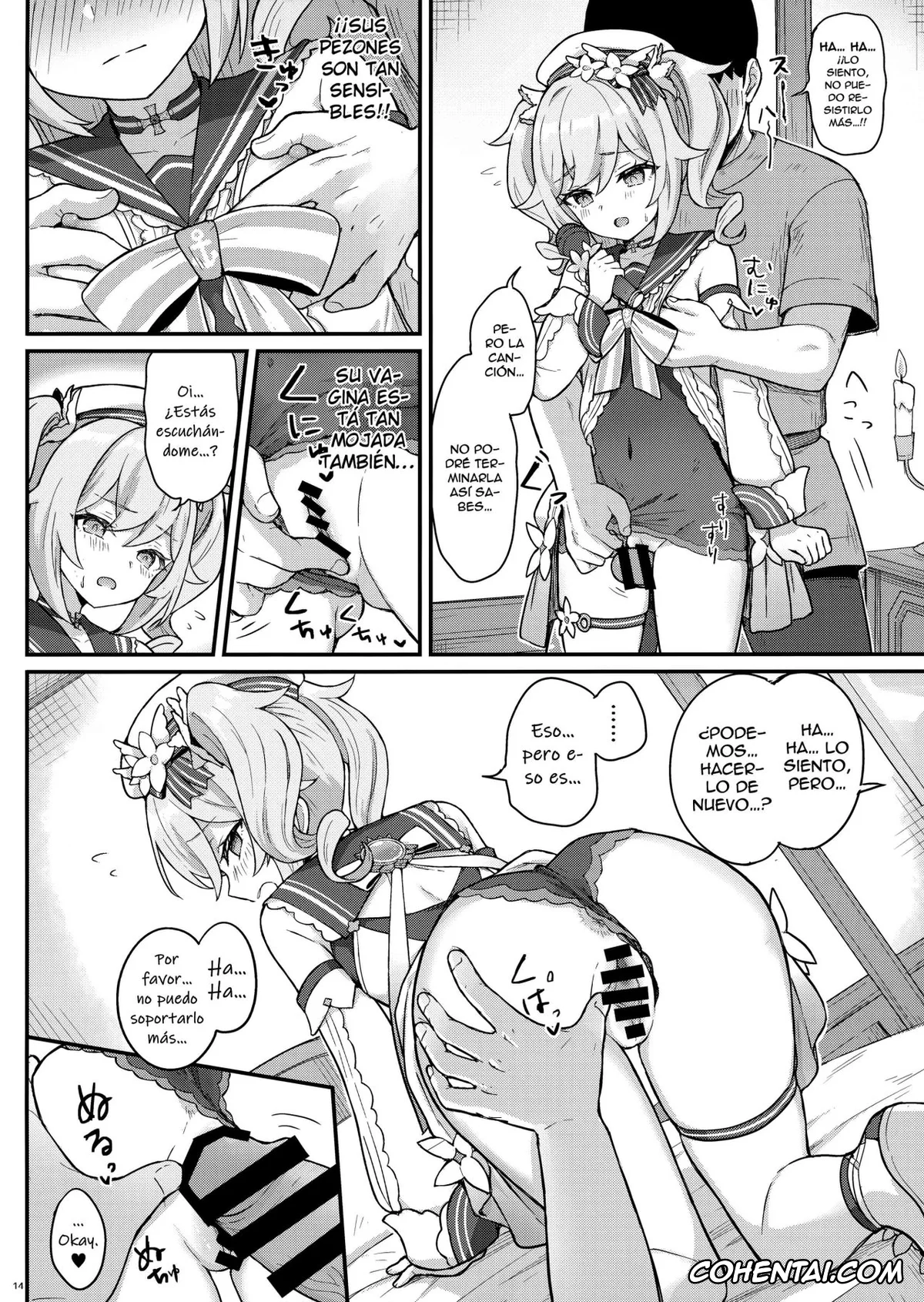 Genshin Impact hentai, Barbara Pegg hentai, Barbara-chan ga Ecchi na Chiryou o Shite kureru Hon (Genshin Impact), pagina 15