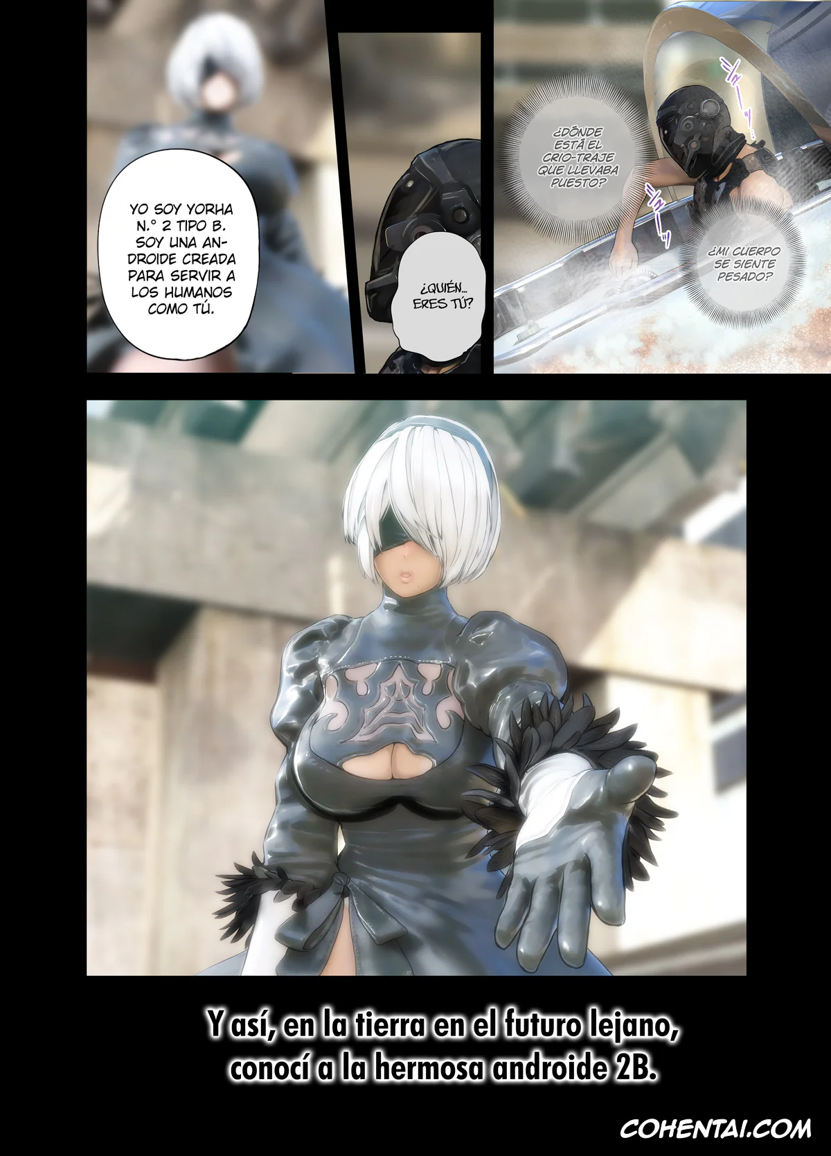 NieR:Automata xxx, Nier Automata xxx, 2B xxx, 2B Doujin (NieR:Automata), pagina 4