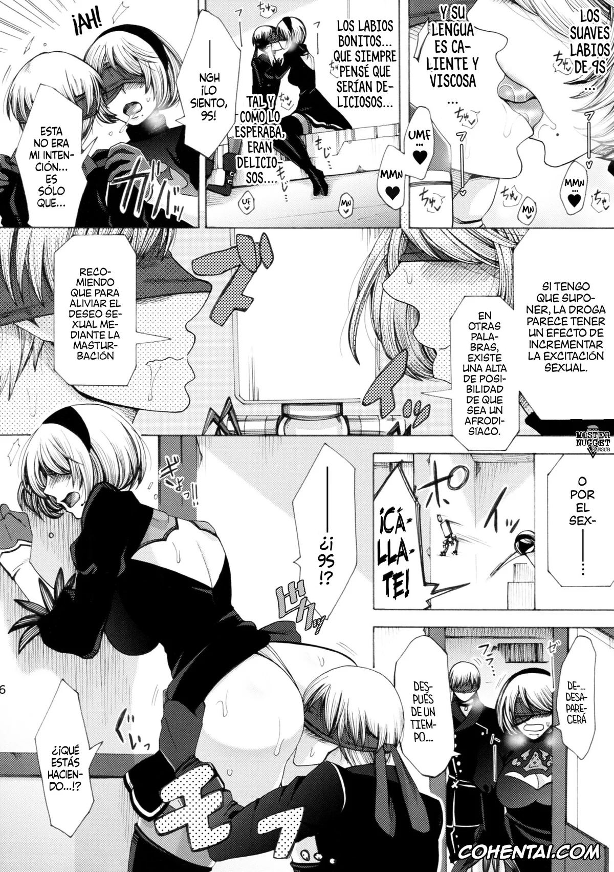 NieR:Automata hentai, Nier Automata hentai, 2B hentai, 9S hentai, Love drug. (NieR:Automata), pagina 6