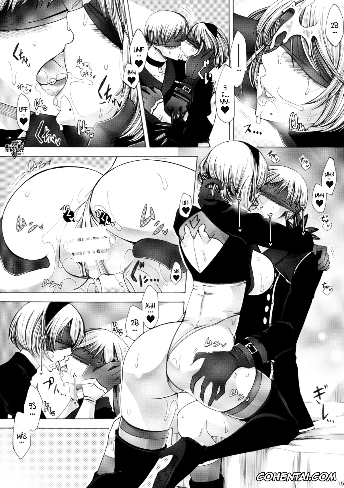 NieR:Automata hentai, Nier Automata hentai, 2B hentai, 9S hentai, Love drug. (NieR:Automata), pagina 15
