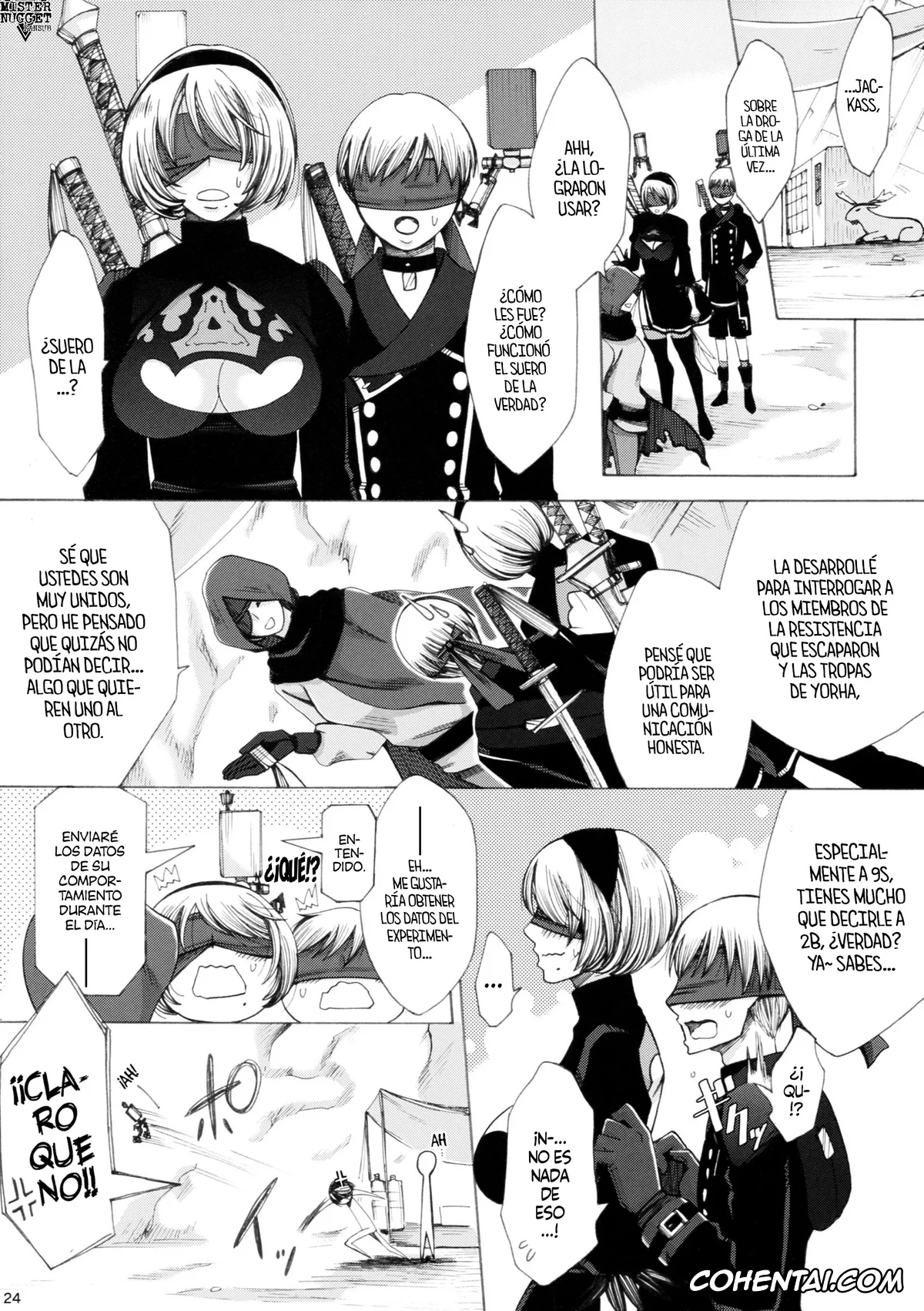 NieR:Automata hentai, Nier Automata hentai, 2B hentai, 9S hentai, Love drug. (NieR:Automata), pagina 24