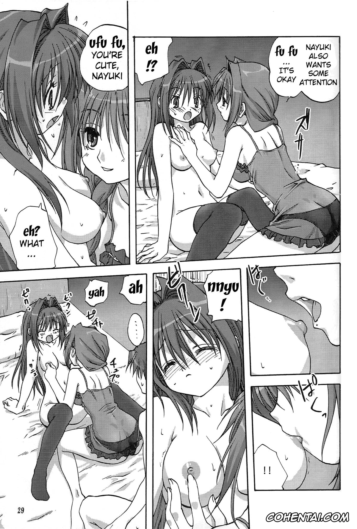 Kanon xxx, Akiko Minase xxx, Nayuki Minase xxx, Yuuichi Aizawa xxx, Sweet Jam -Kanzenban- (Kanon), pagina 28