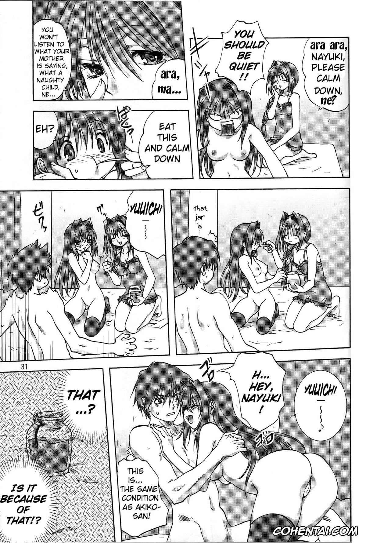 Kanon hentai, Akiko Minase hentai, Nayuki Minase hentai, Yuuichi Aizawa hentai, Sweet Jam -Kanzenban- (Kanon), pagina 30