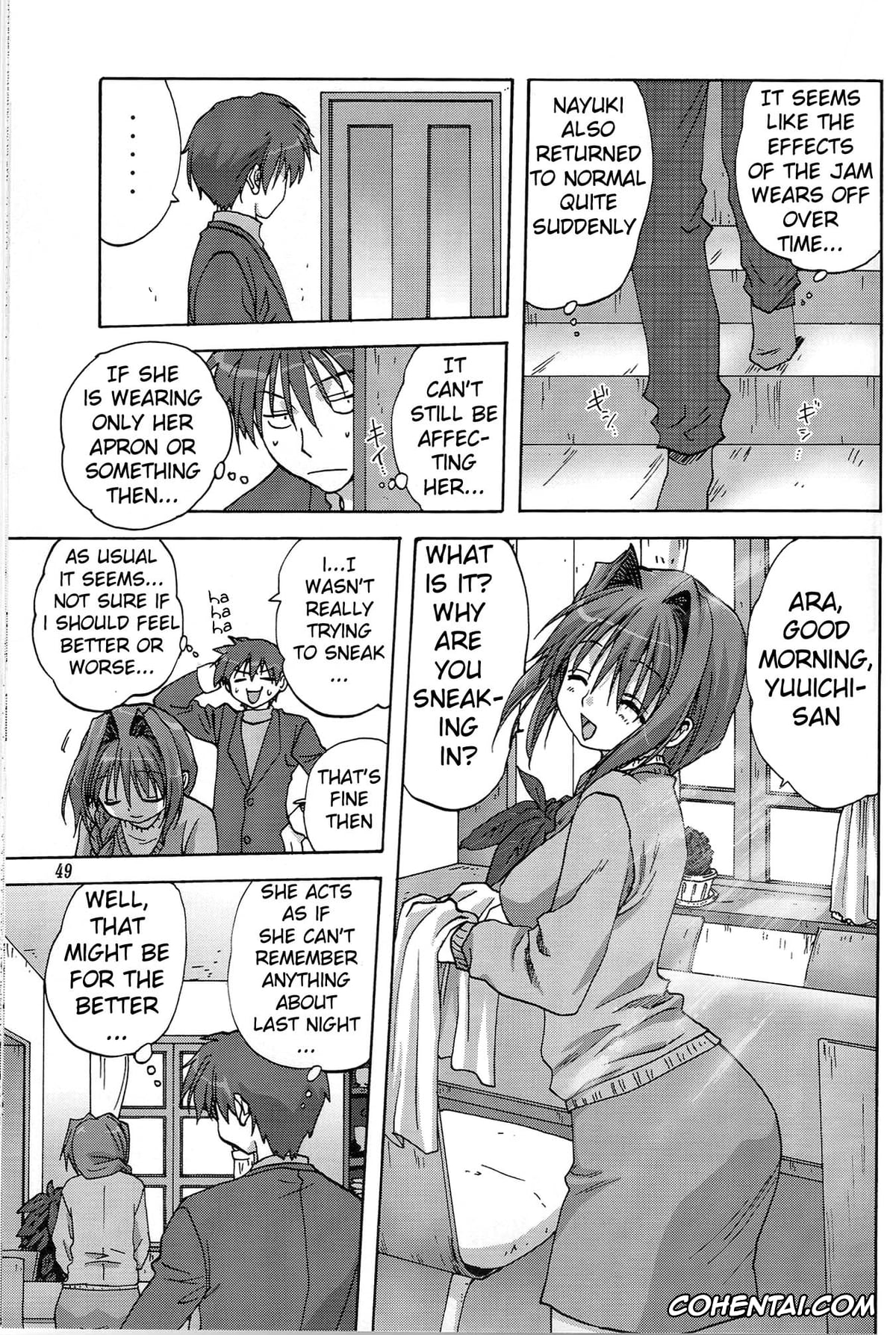 Kanon hentai, Akiko Minase hentai, Nayuki Minase hentai, Yuuichi Aizawa hentai, Sweet Jam -Kanzenban- (Kanon), pagina 48