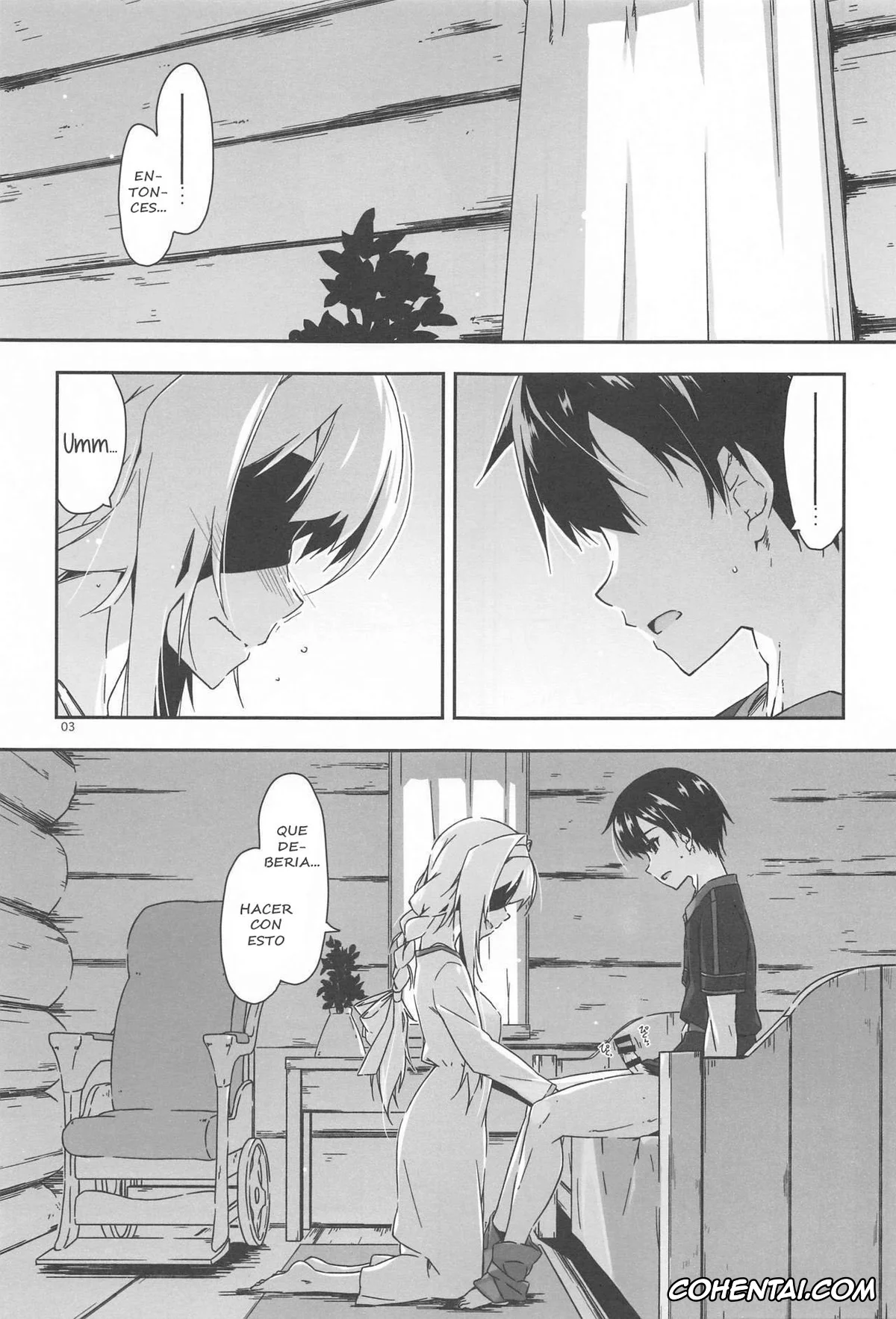 Sword Art Online xxx, Alice Zuberg xxx, Kazuto Kirigaya | Kirito xxx, Alice no Naisho (Sword Art Online), pagina 4