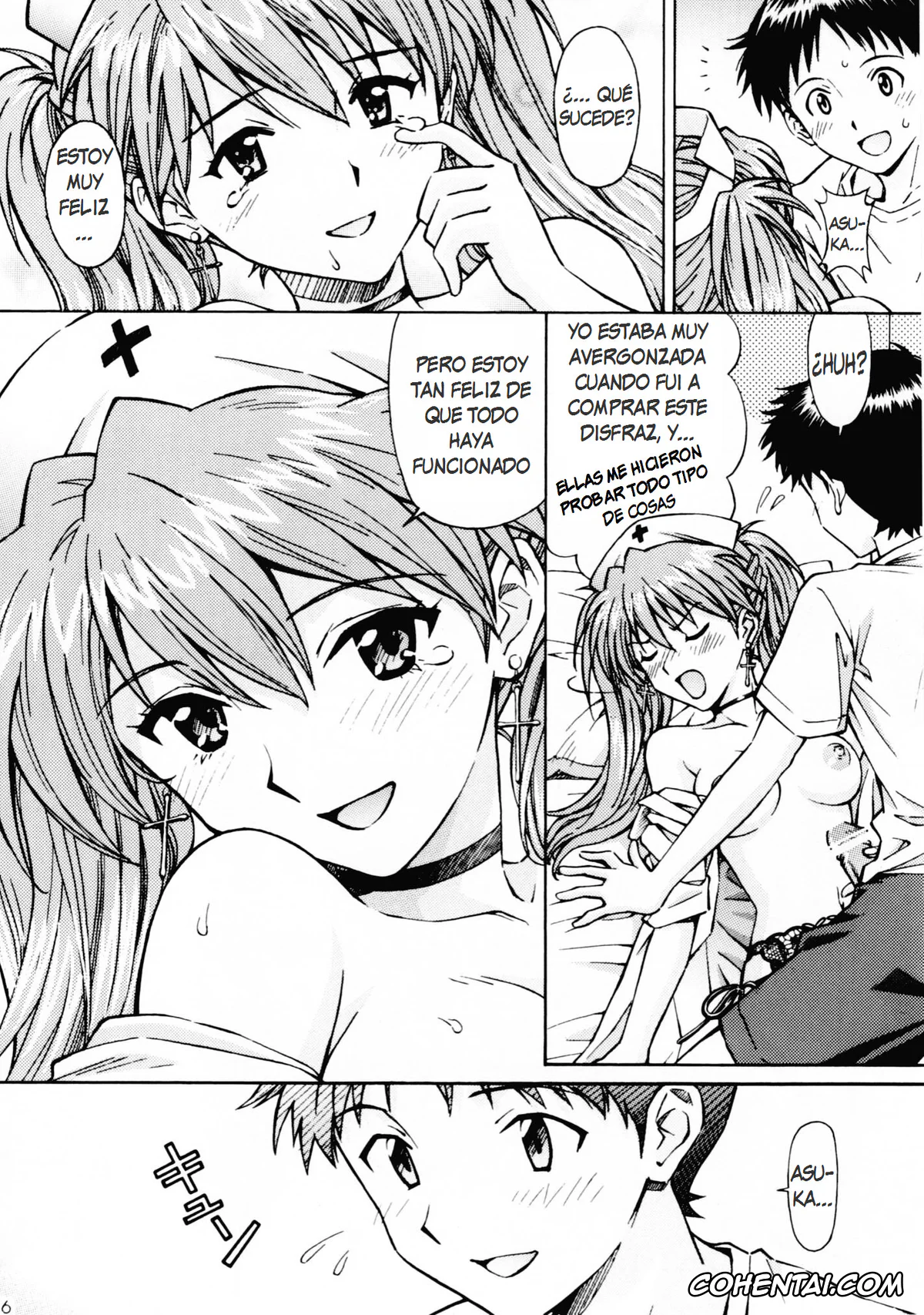 Neon Genesis Evangelion hentai, Asuka Langley Soryu hentai, Shinji Ikari hentai, Ecchi na Cosplay Asuka o Meshiagare (Neon Genesis Evangelion), pagina 15