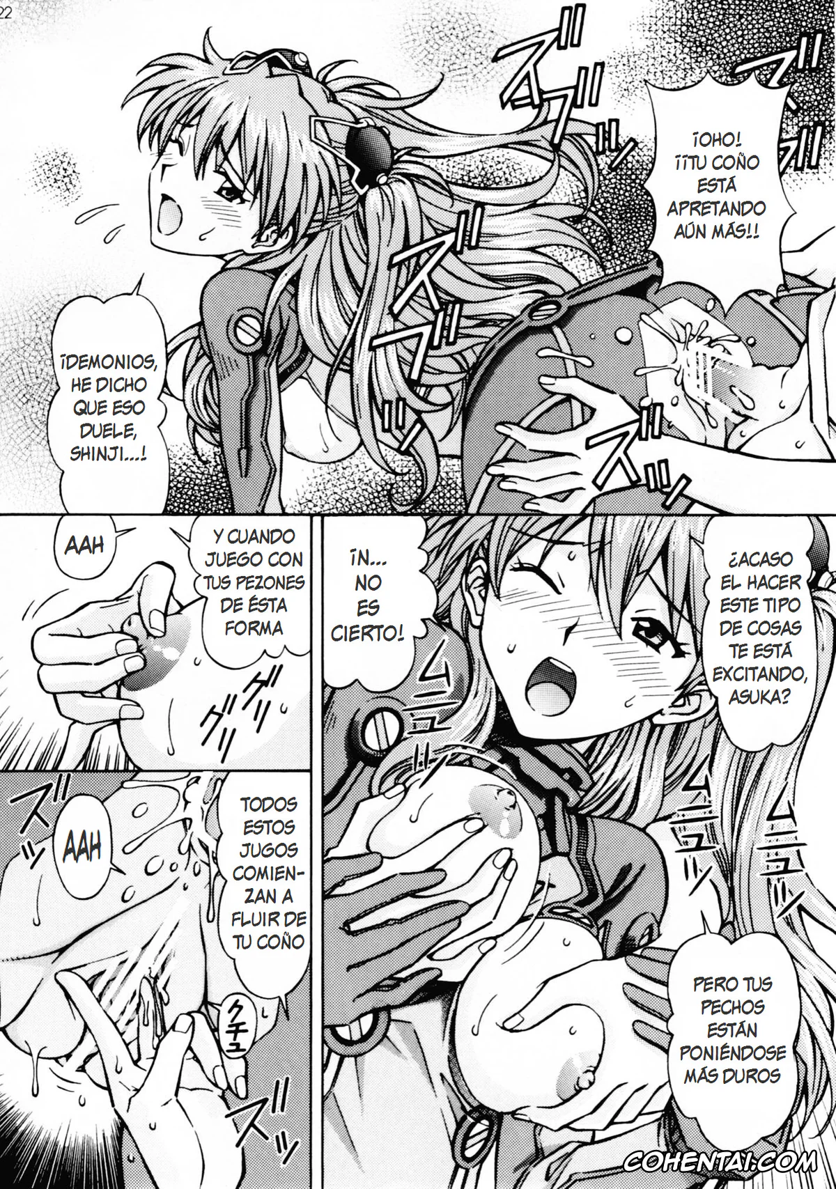 Neon Genesis Evangelion hentai, Asuka Langley Soryu hentai, Shinji Ikari hentai, Ecchi na Cosplay Asuka o Meshiagare (Neon Genesis Evangelion), pagina 21