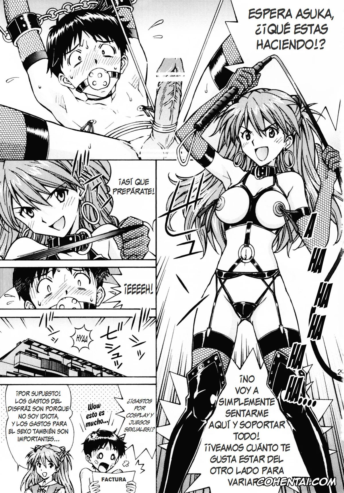 Neon Genesis Evangelion xxx, Asuka Langley Soryu xxx, Shinji Ikari xxx, Ecchi na Cosplay Asuka o Meshiagare (Neon Genesis Evangelion), pagina 28