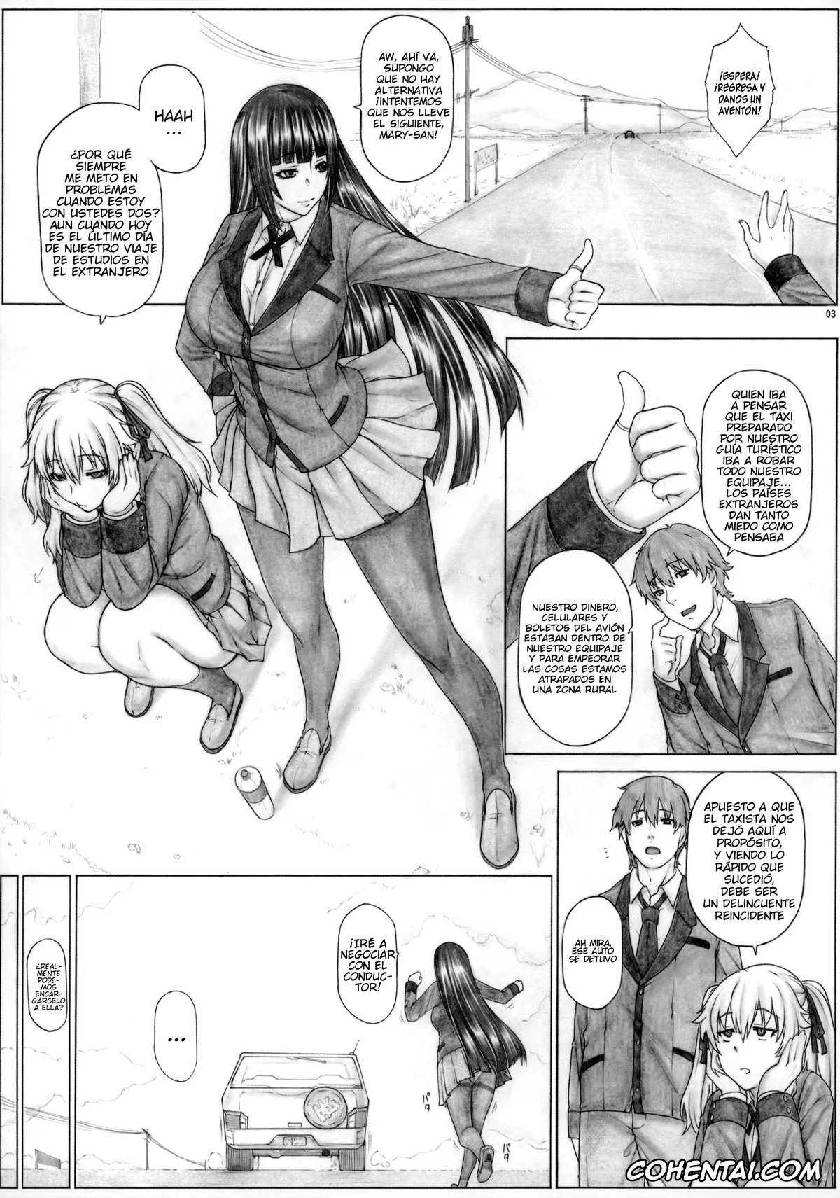 Kakegurui porno, Mary Saotome porno, Yumeko Jabami porno, Angel’s stroke 133 Hamegurui 4km Hitchhike Shinagara Sex Dai Race!! Shuugaku Ryokou Hen (Kakegurui), pagina 5
