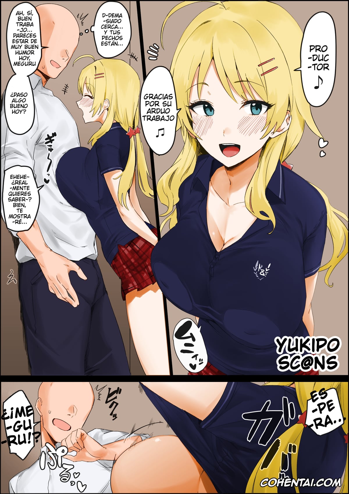 The iDOLM@STER xxx, Meguru Hachimiya xxx, Producer xxx, Seijouki Bikini Kita Meguru to Ichaicha suru Manga (THE iDOLM@STER_ Shiny Colors), pagina 1