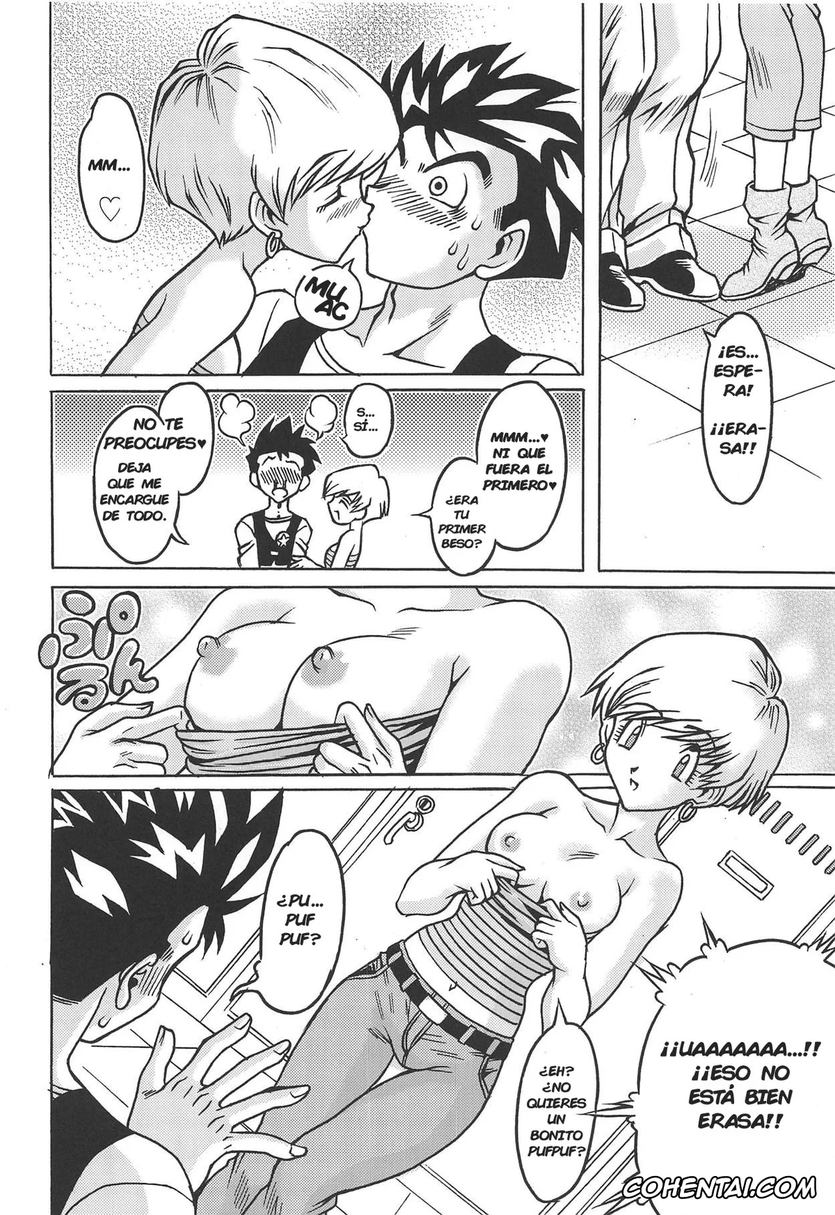 Dragon Ball Z hentai, Erasa hentai, Son Gohan hentai, Ura Osage Spats Kikiippatsu (Dragon Ball Z), pagina 3