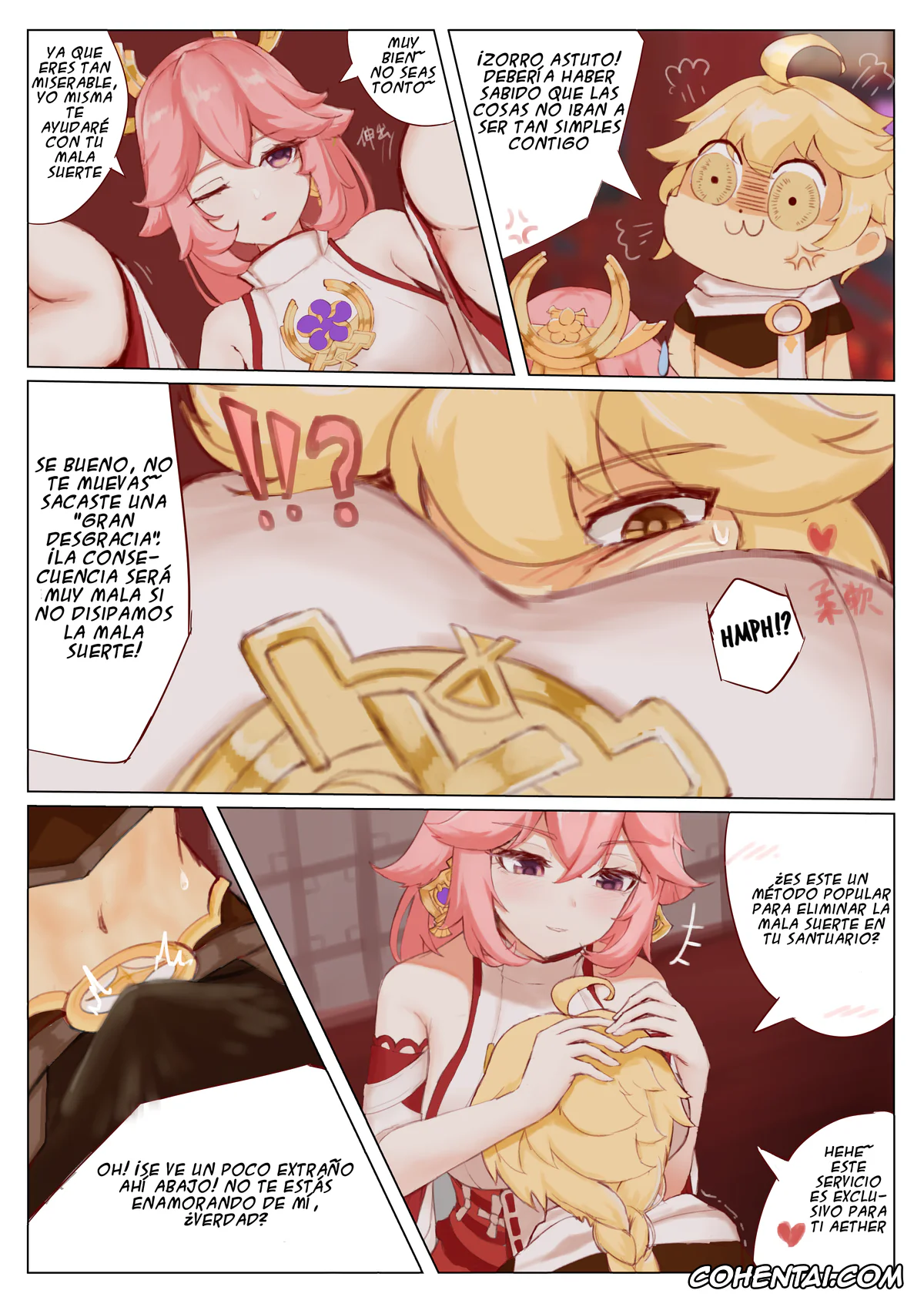 Genshin Impact hentai, Yae Miko hentai, Yae Miko’s special service (Genshin Impact), pagina 3