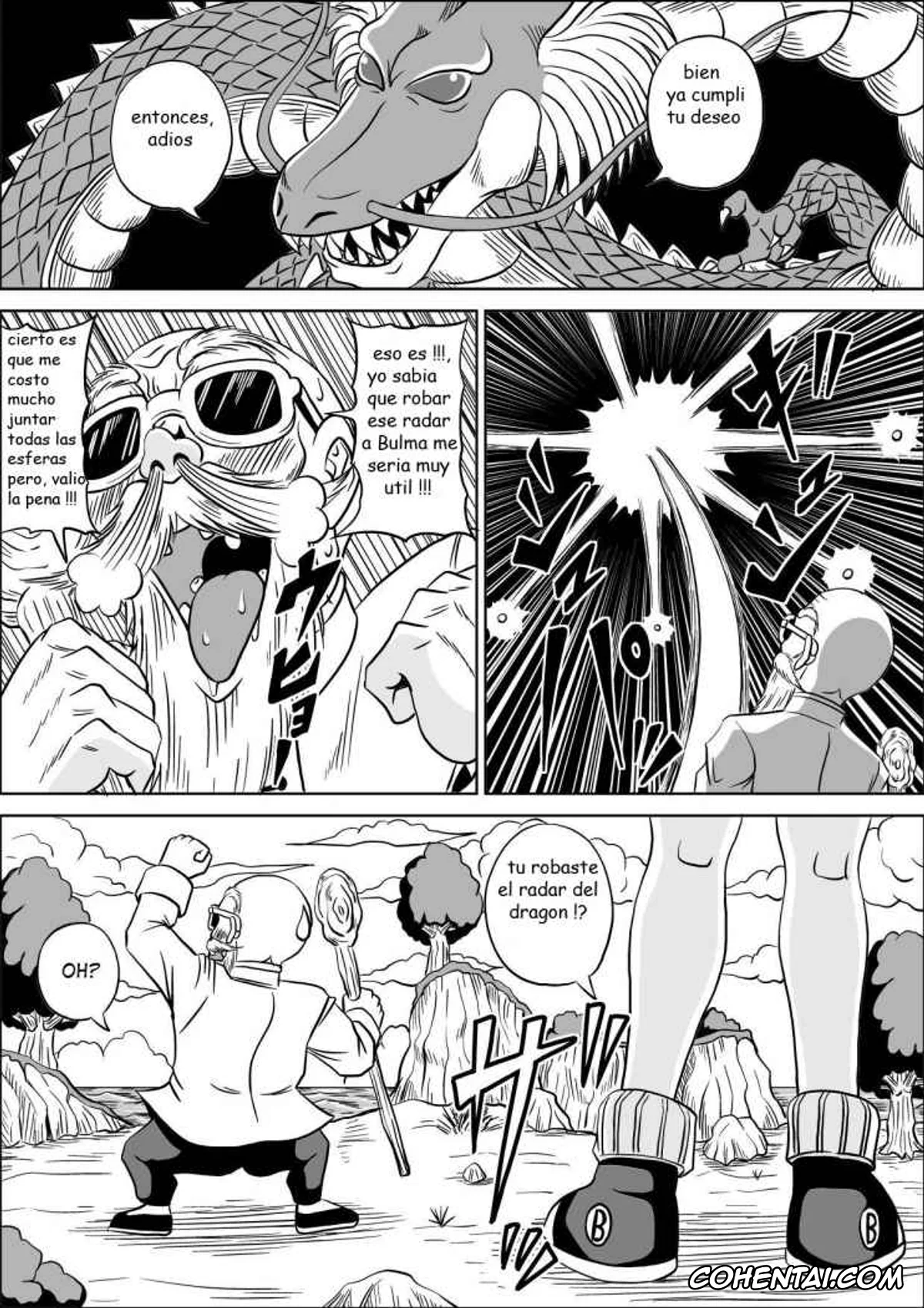 Dragon Ball Z porno, Android 18 porno, Chi Chi porno, Lunch porno, Master Roshi porno, Kame Sennin no Yabou (Dragon Ball Z), pagina 8